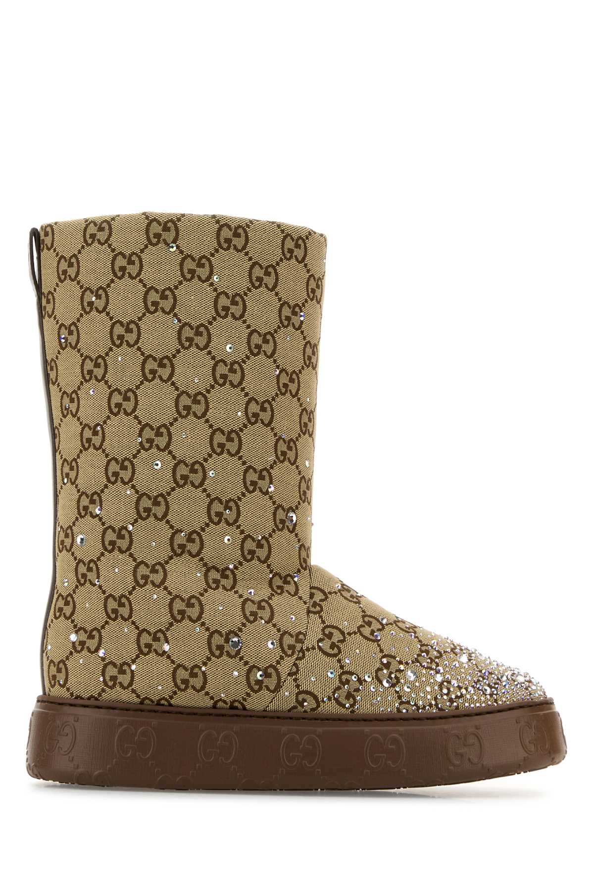 Gucci双G Supreme面料短靴