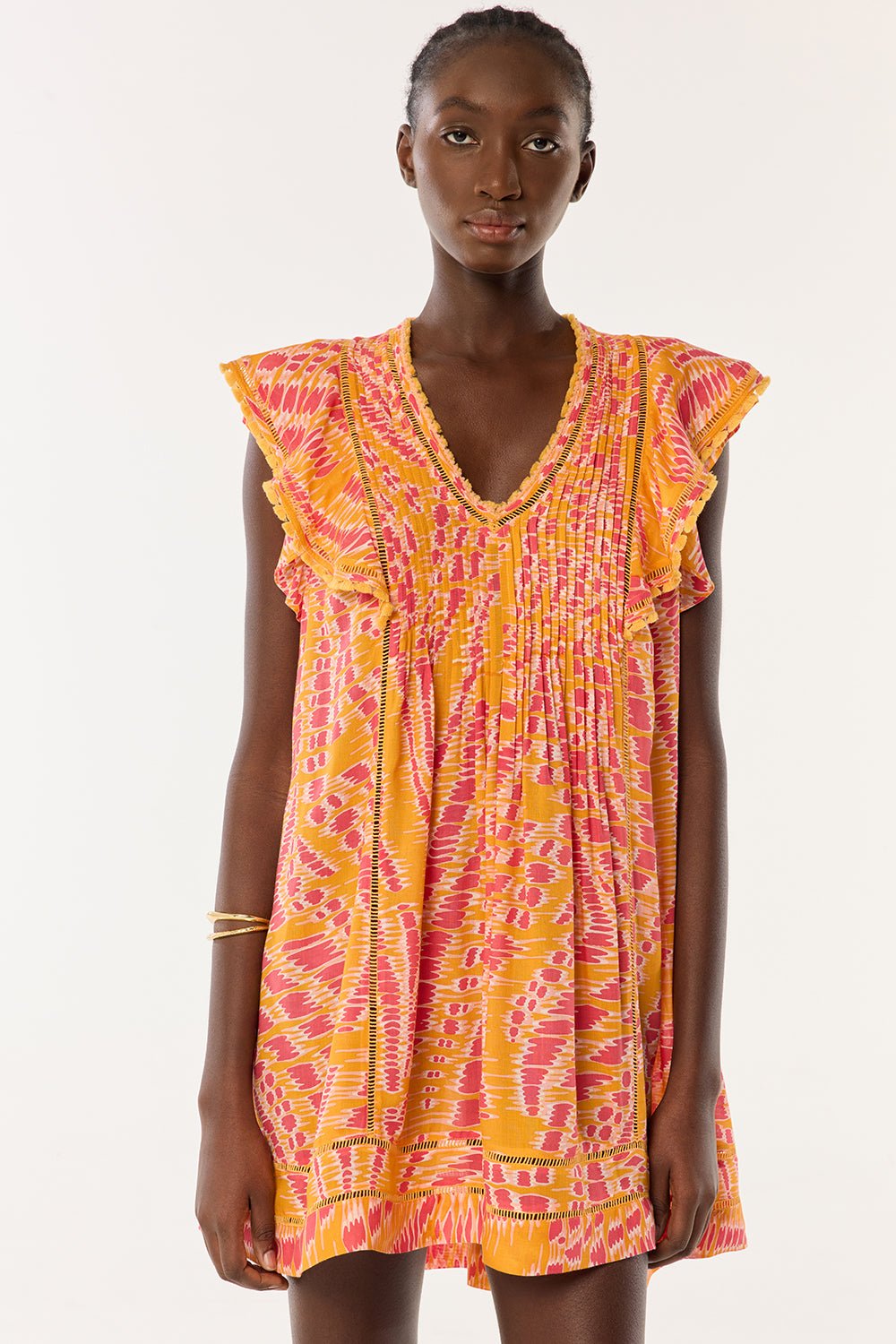 Mini Dress Camelia - Yellow Kalina