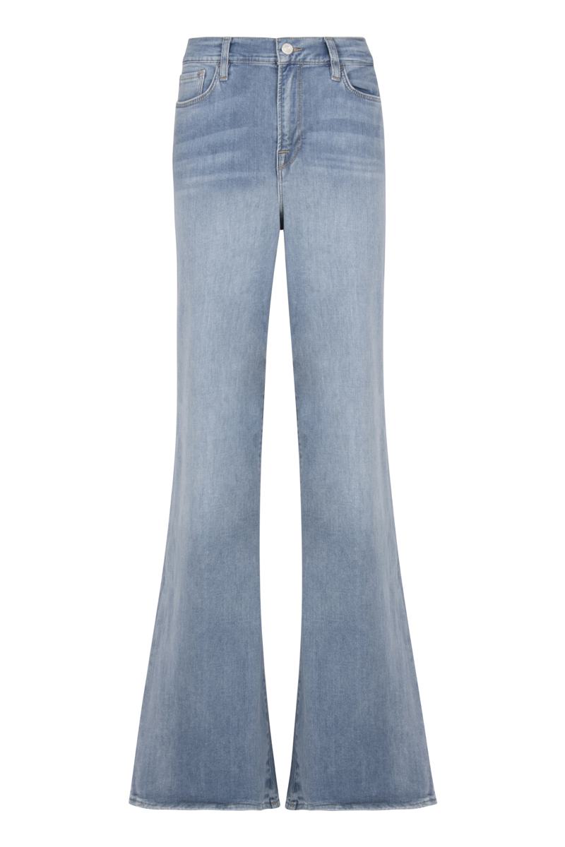 Frame Humphrey High-Rise Flared Jeans