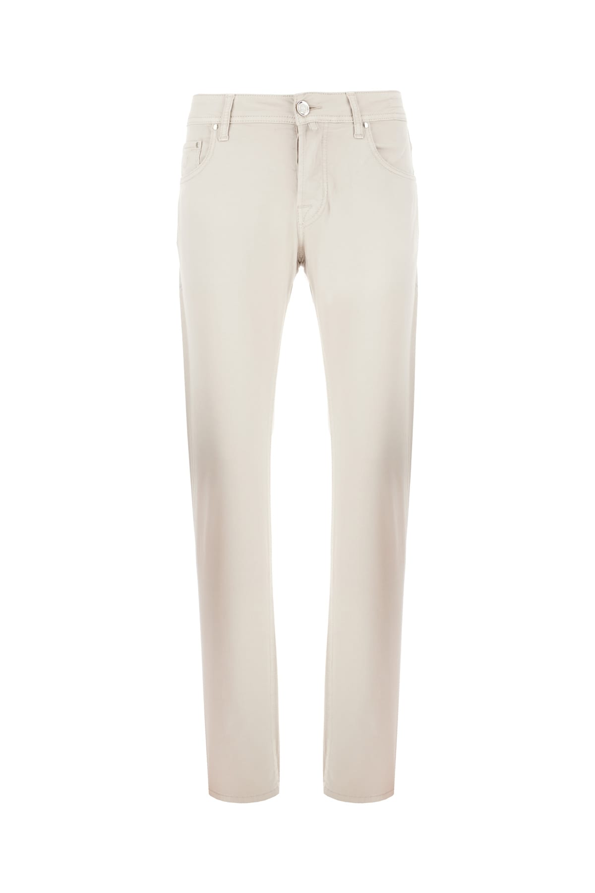 Jacob Cohen Grey Stretch Cotton Blend Pants
