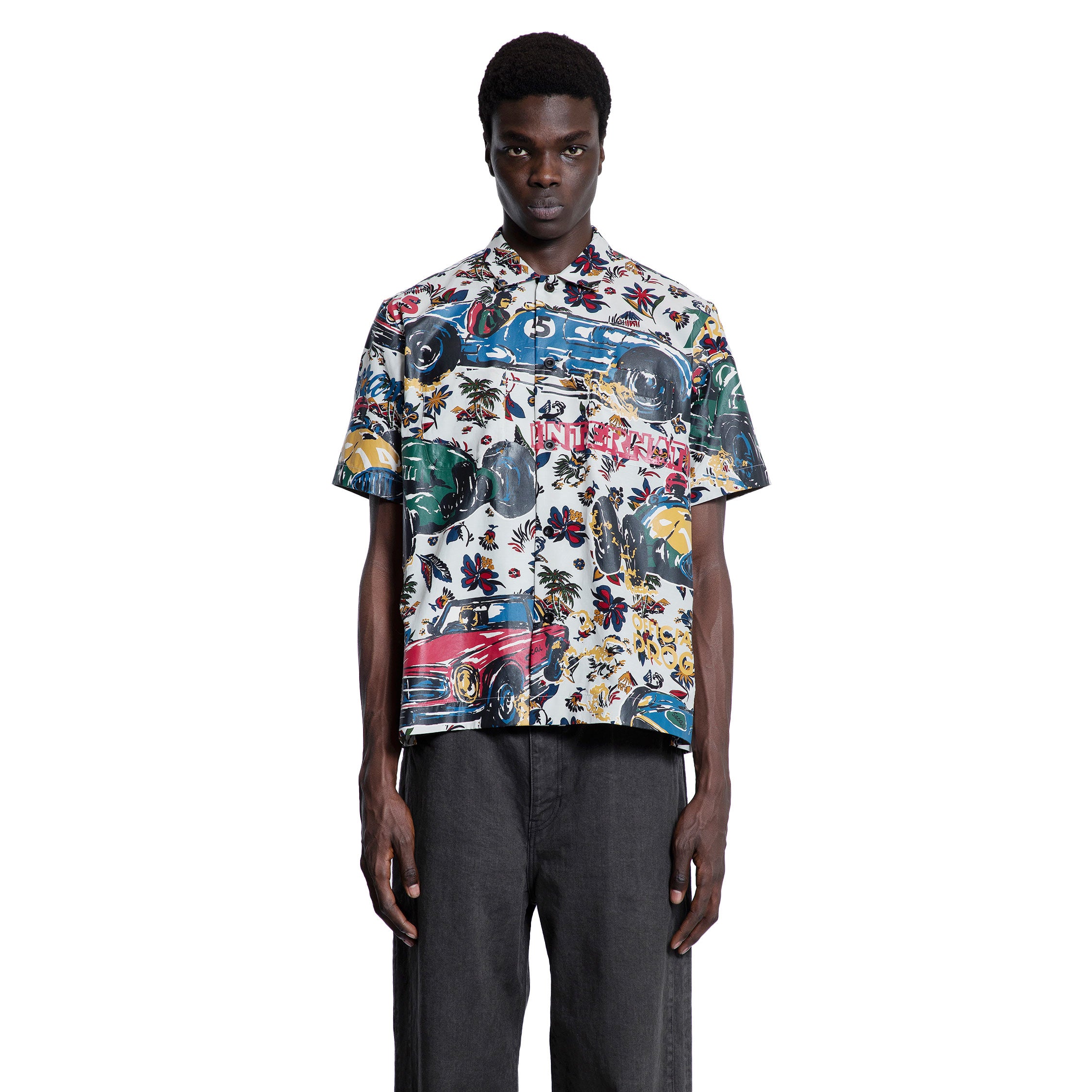 SACAI MAN OFF-WHITE SHIRTS