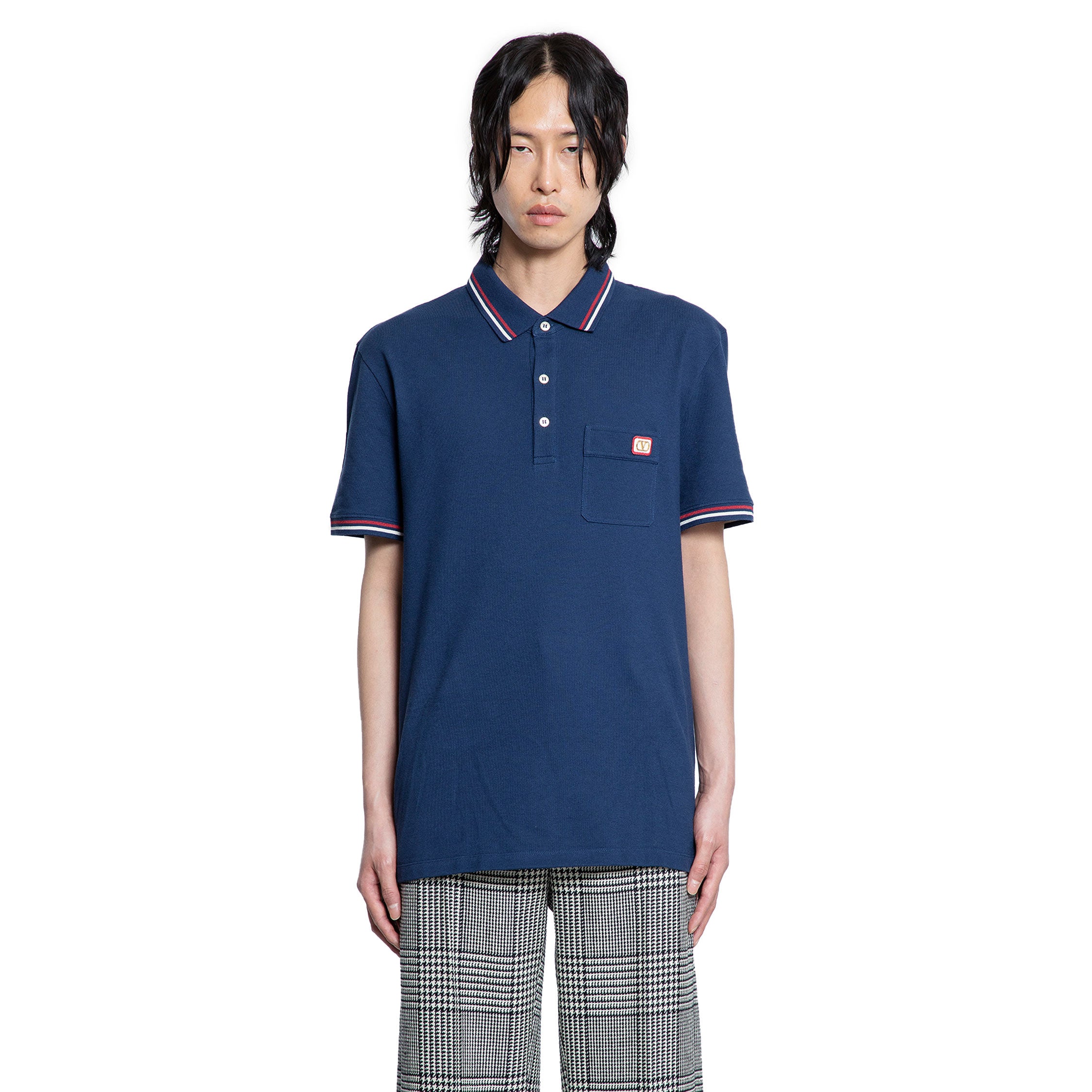 VALENTINO MAN BLUE T-SHIRTS & TANK TOPS