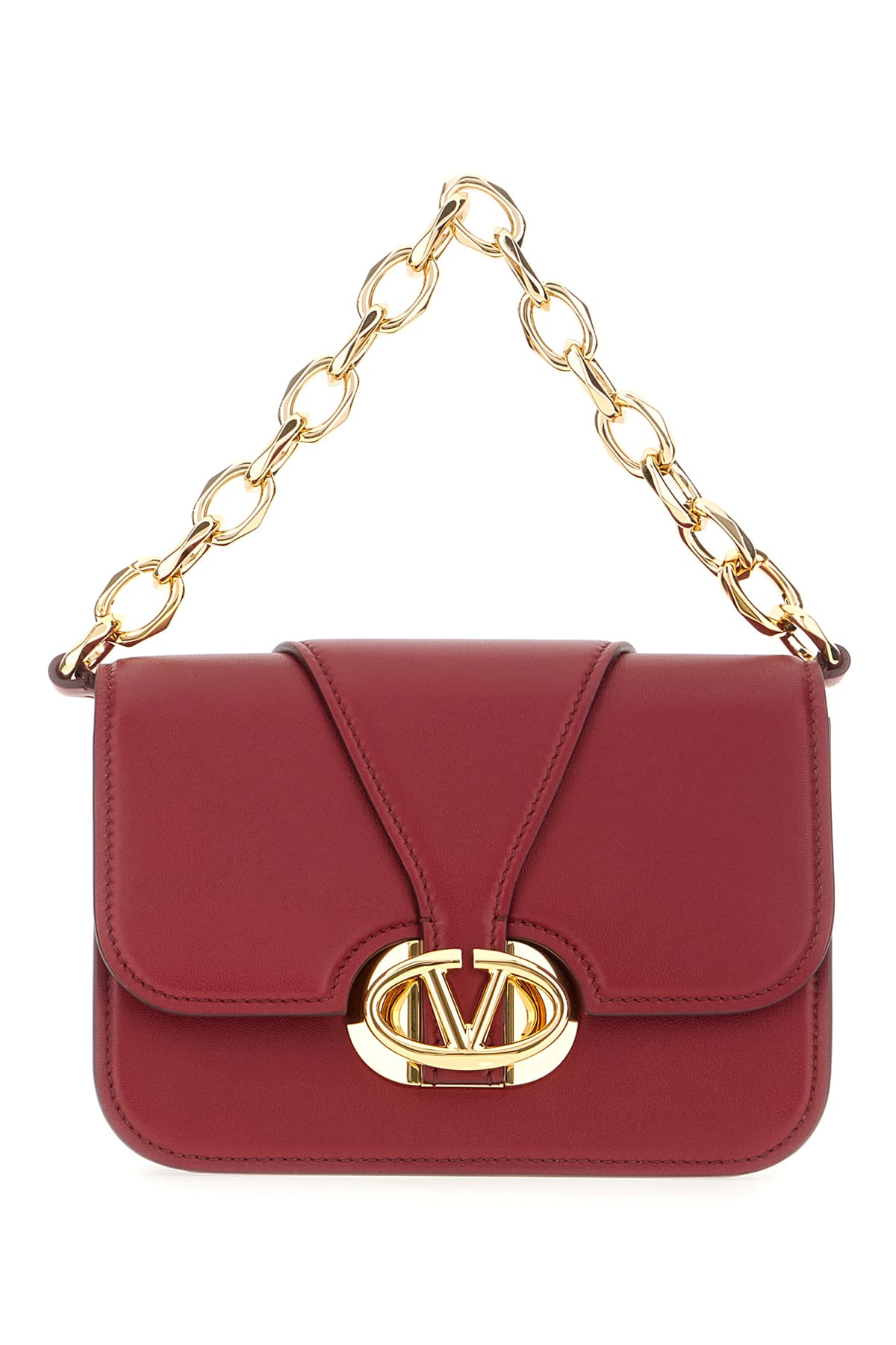 Valentino Garavani Tiziano红色皮革手袋