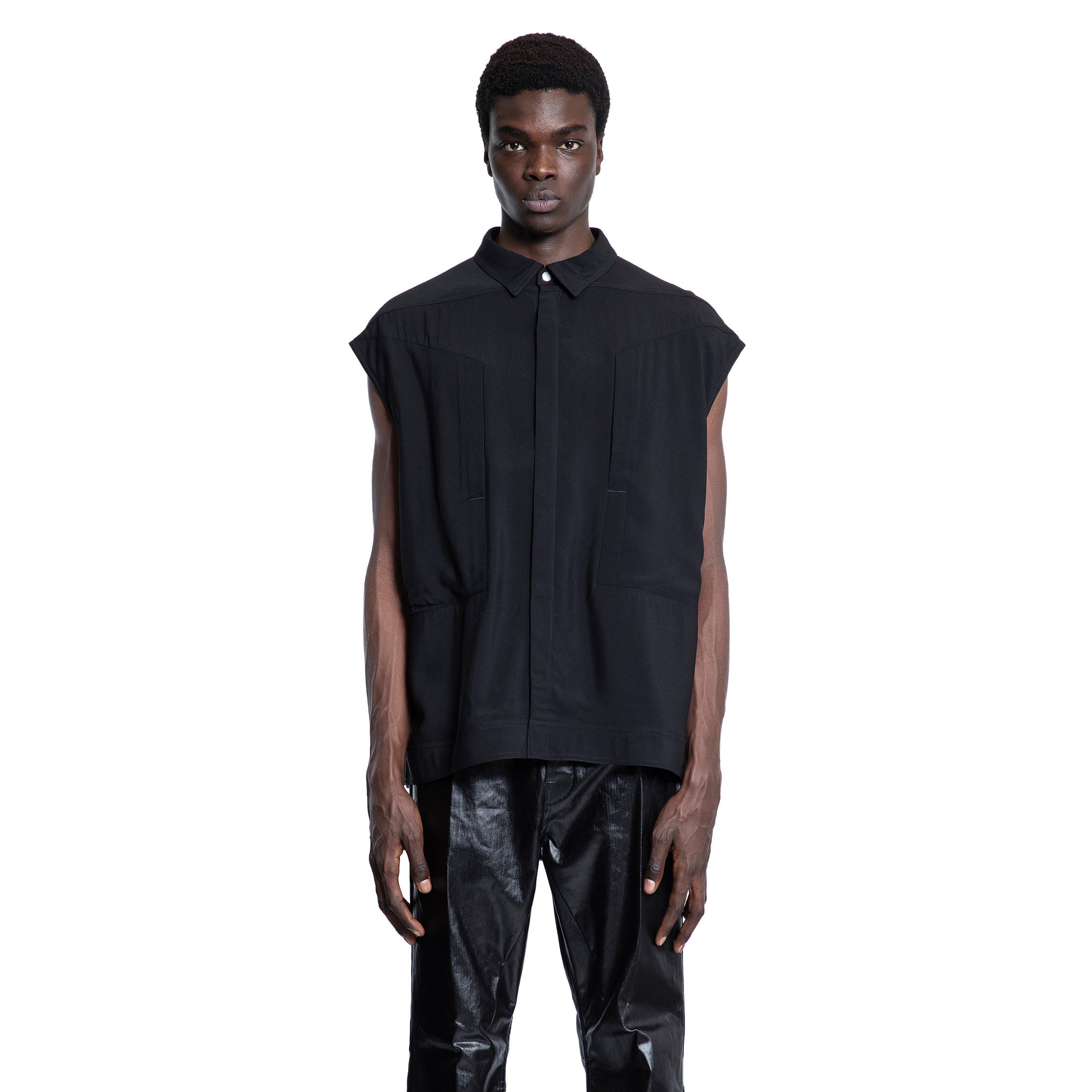 RICK OWENS MAN BLACK SHIRTS