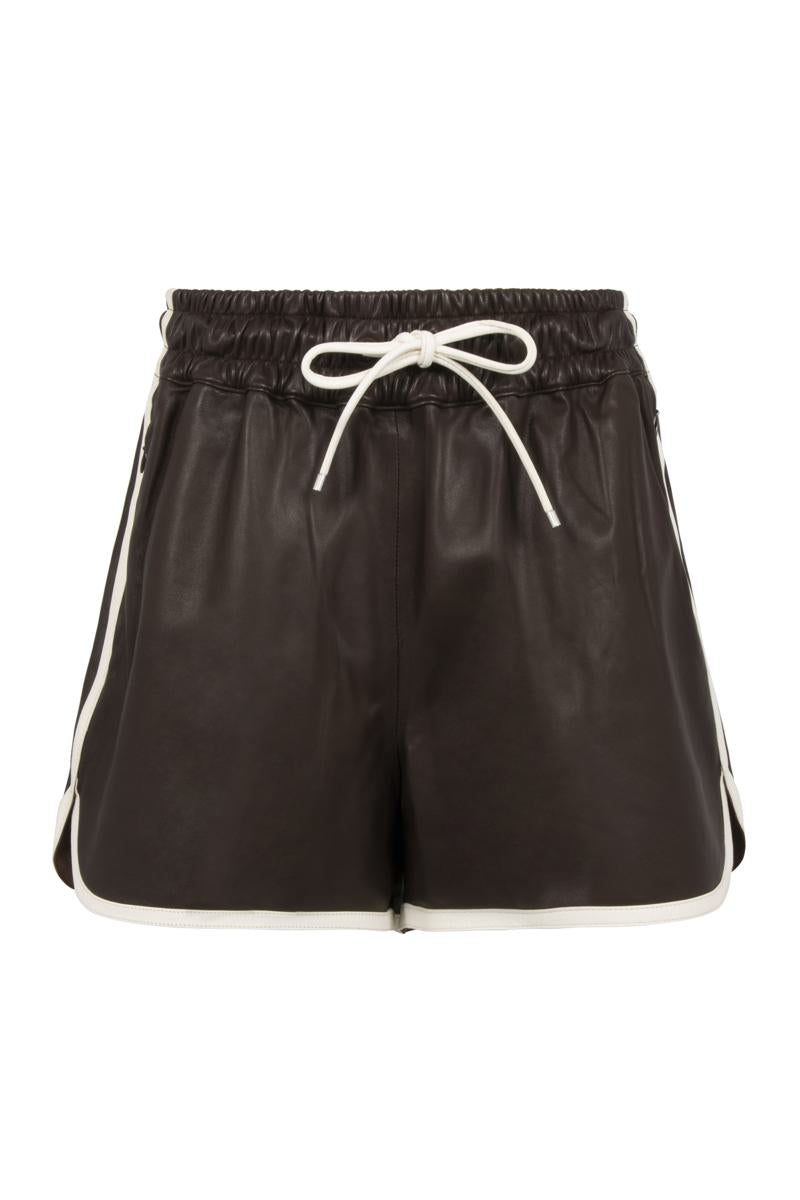 Frame Leather Shorts