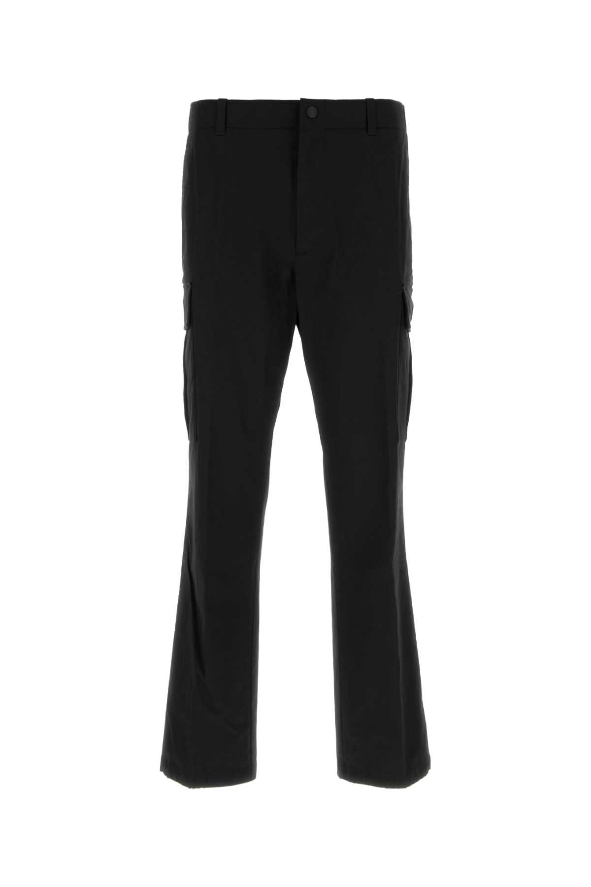 Moncler Black Stretch Cotton Cargo Pant