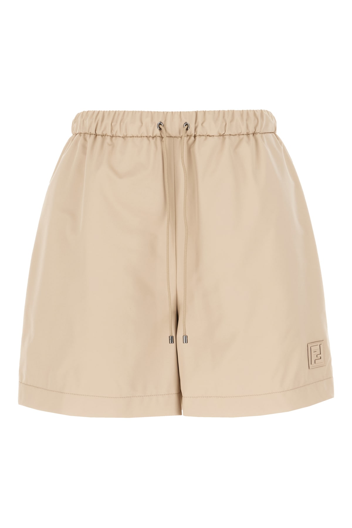 Fendi Dove Grey Polyester Shorts