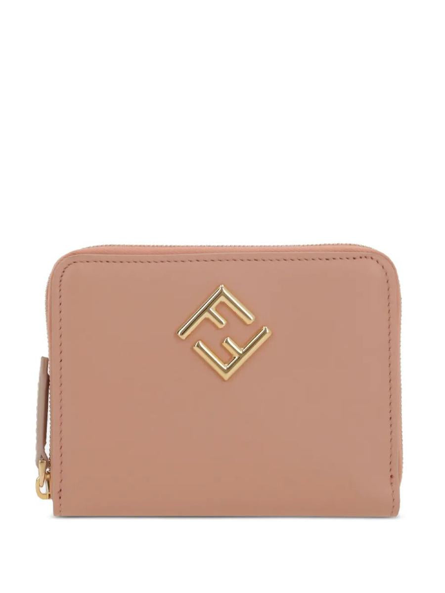 Fendi Ff Diamonds Zip Around Medium Wallet Accessories