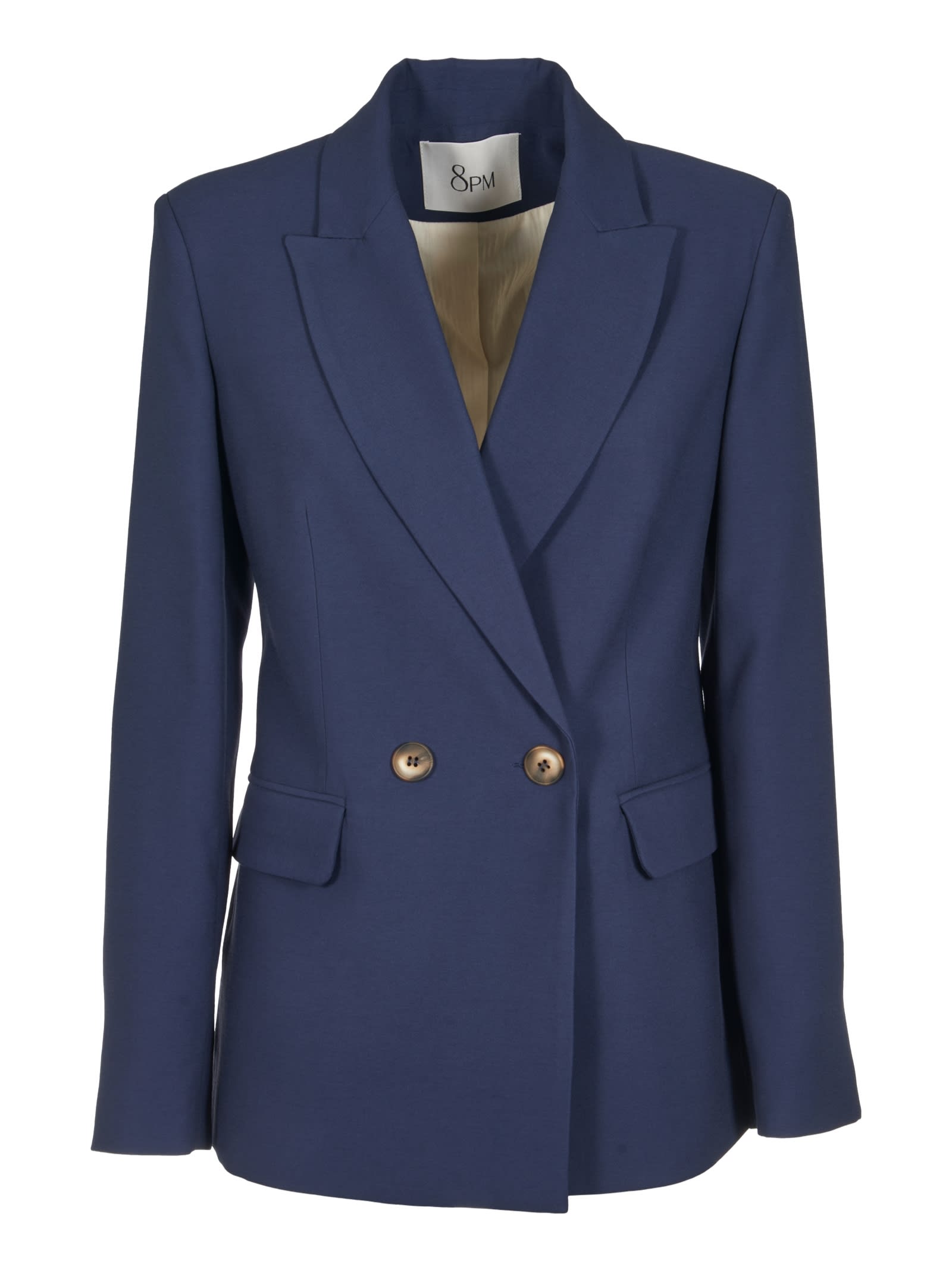 8PM Wrap Two-button Blazer
