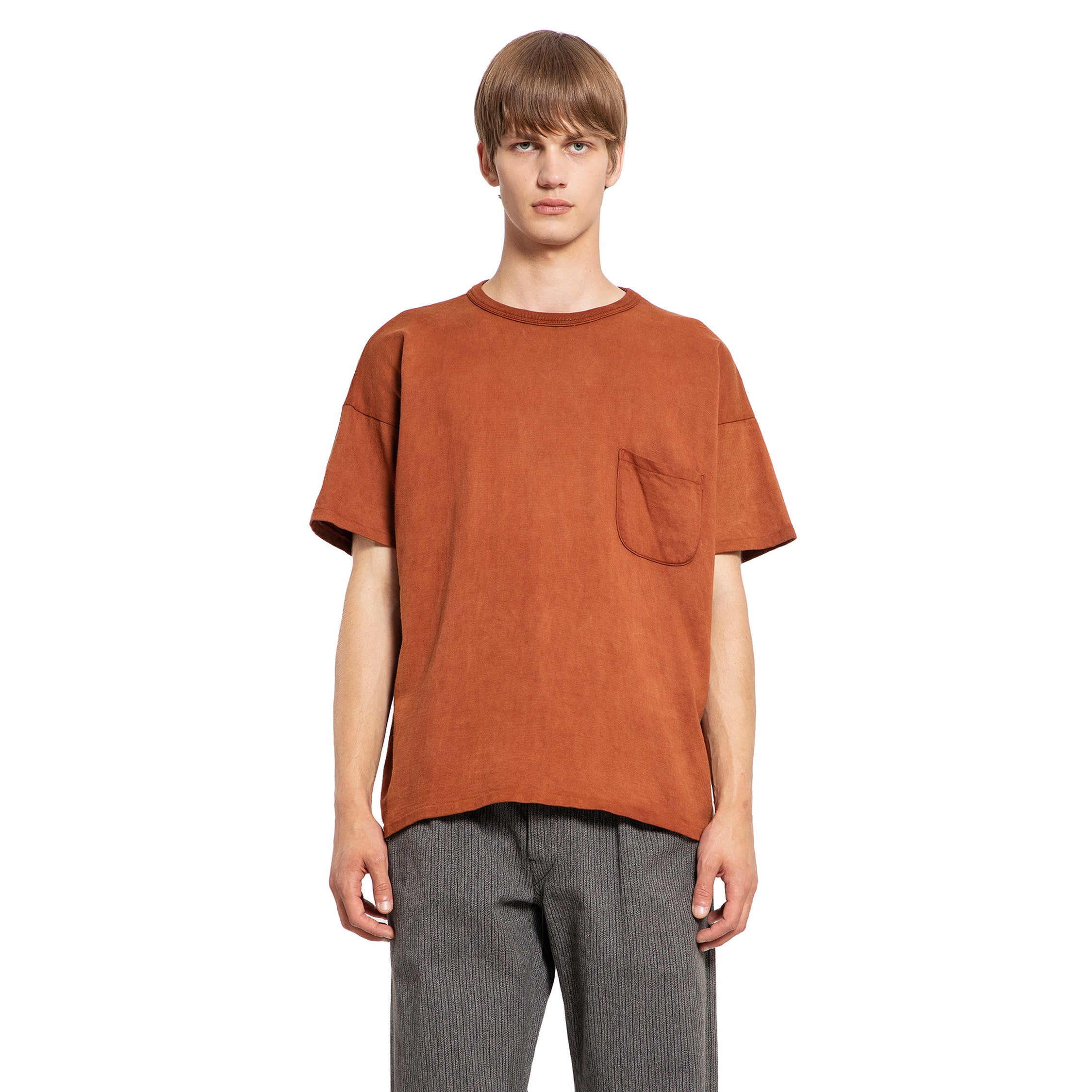 TAIGA TAKAHASHI MAN BROWN T-SHIRTS & TANK TOPS