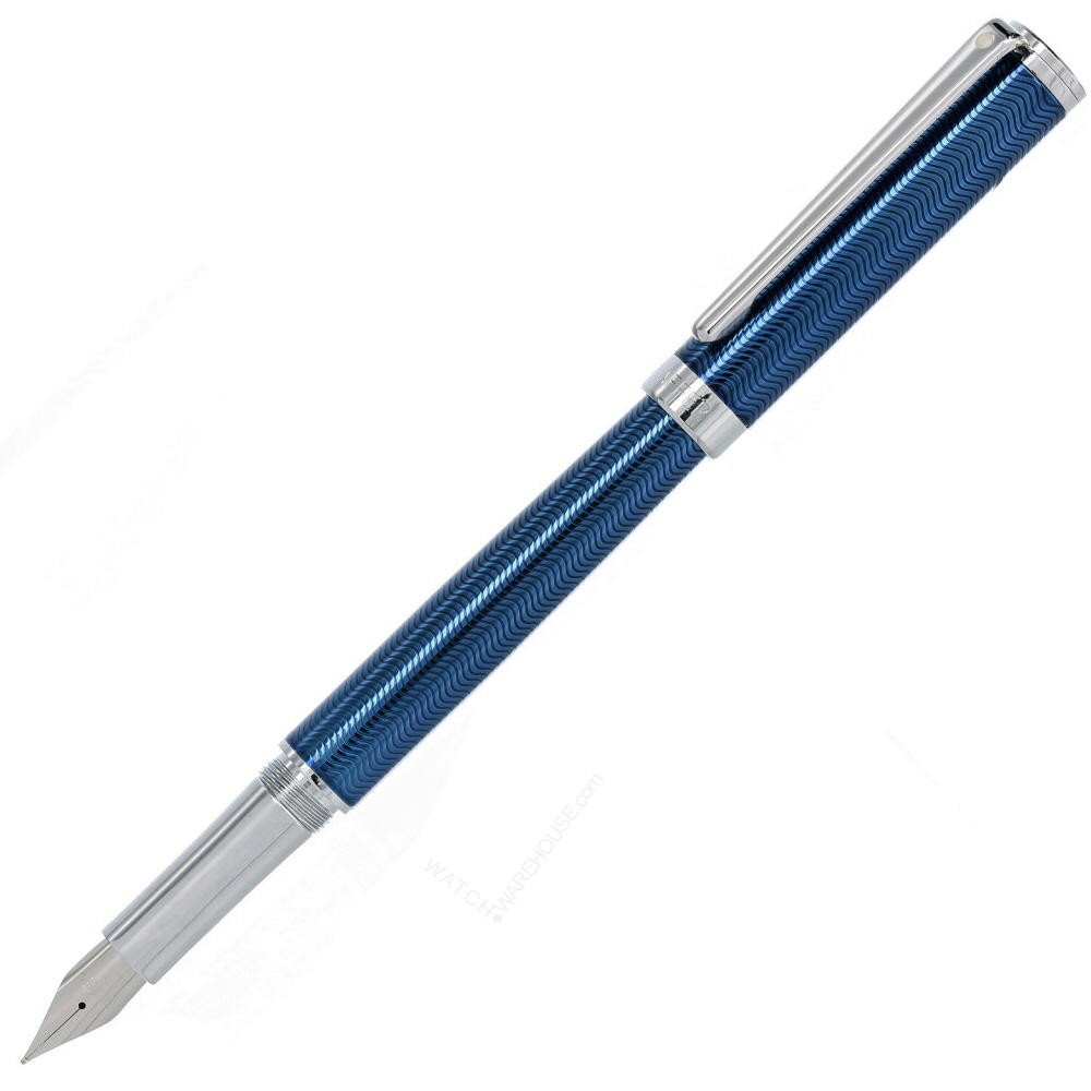 SHEAFFER Intensity Engraved Translucent (M) Blue Fountain Pen E0924353