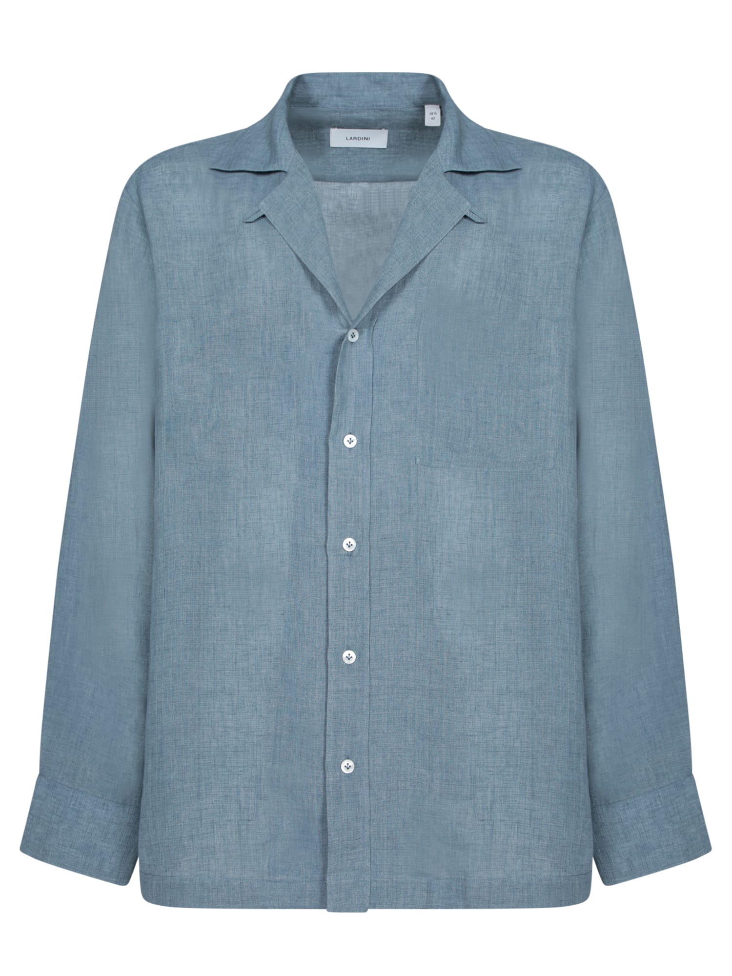 Lardini Light Blue Linen Shirt