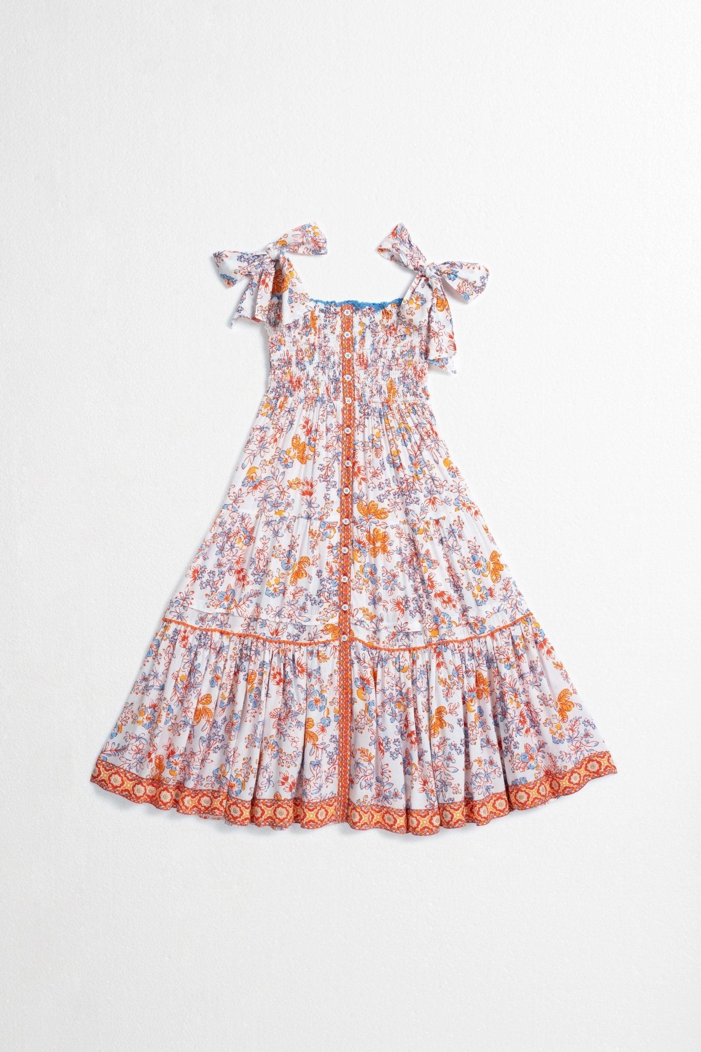 Kids Long Dress Triny - Blue Sweet