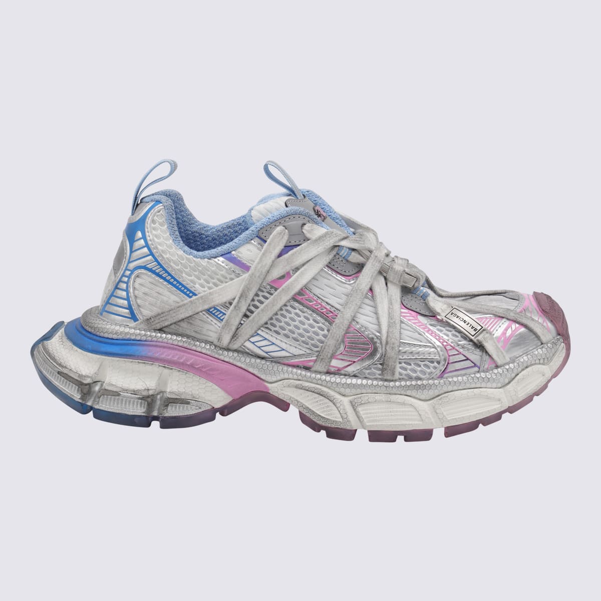 Balenciaga 白多色皮革运动鞋