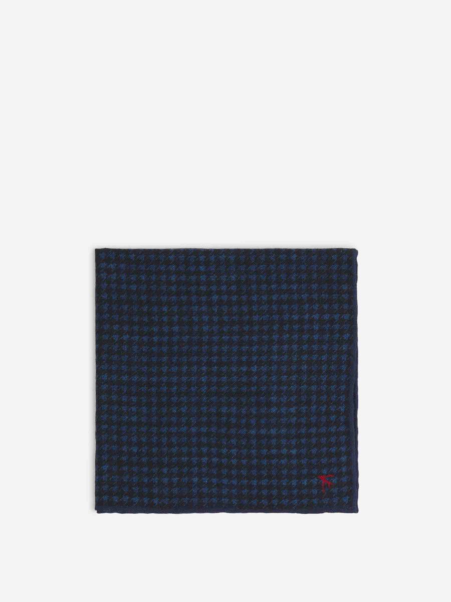 Isaia Geometric Motif Pochette