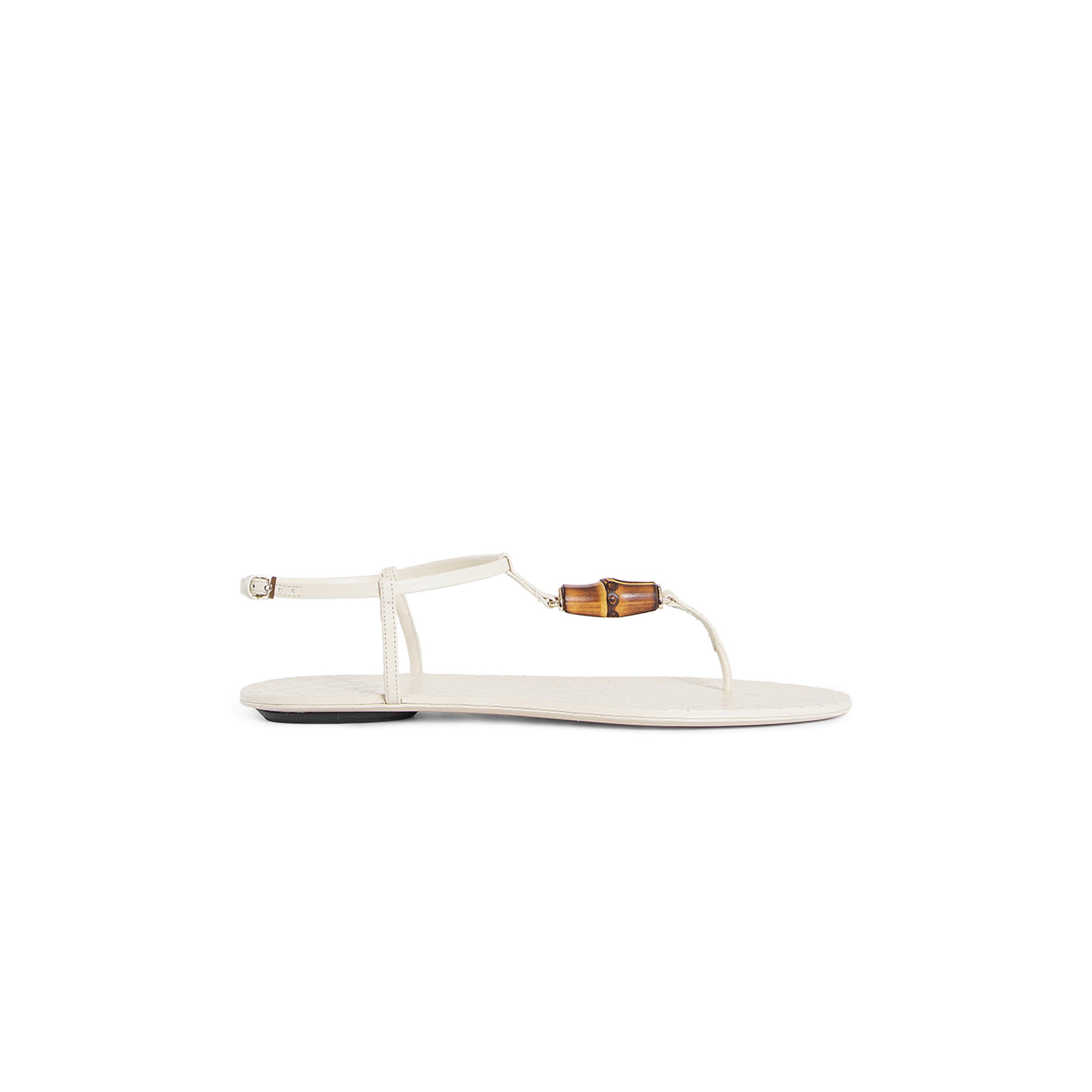GUCCI WOMAN OFF-WHITE SANDALS & SLIDES