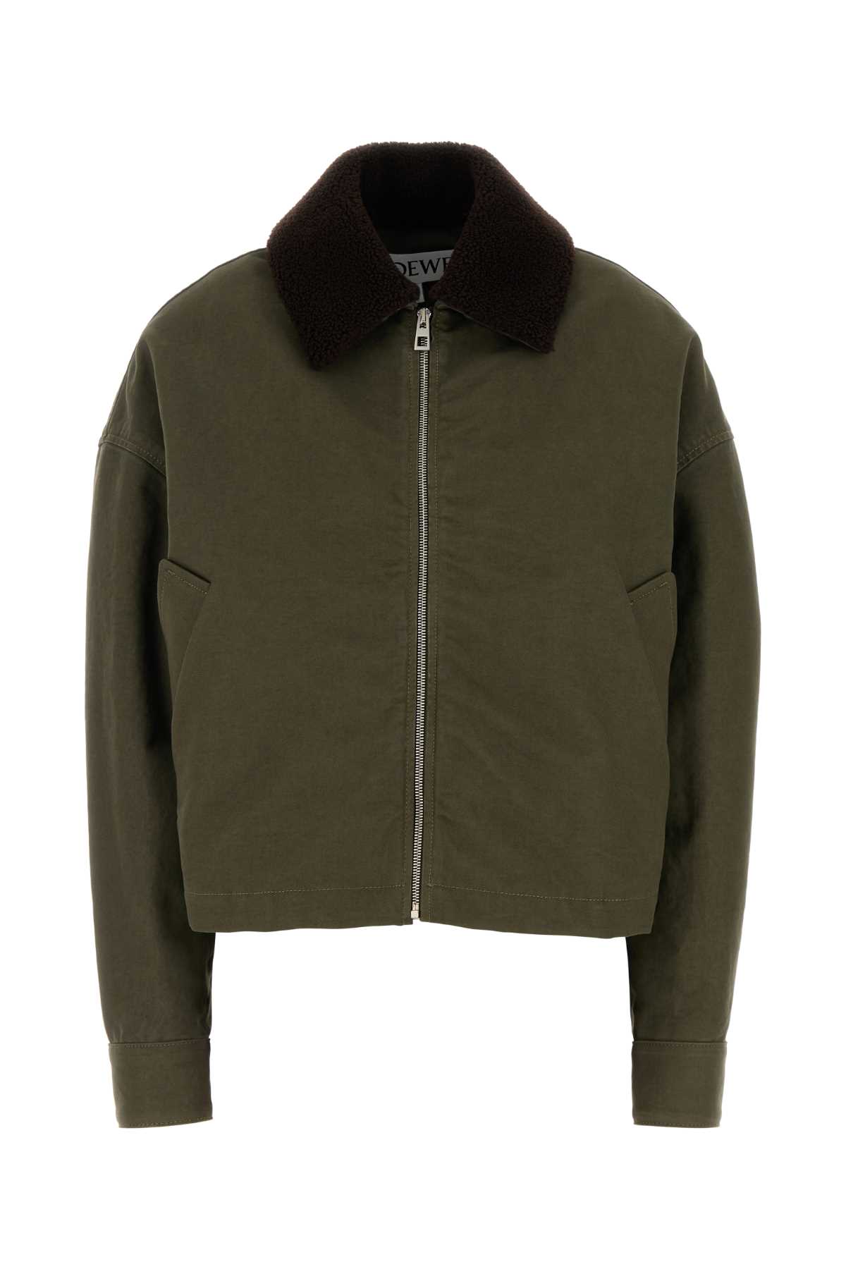 Loewe Khaki Cotton Jacket
