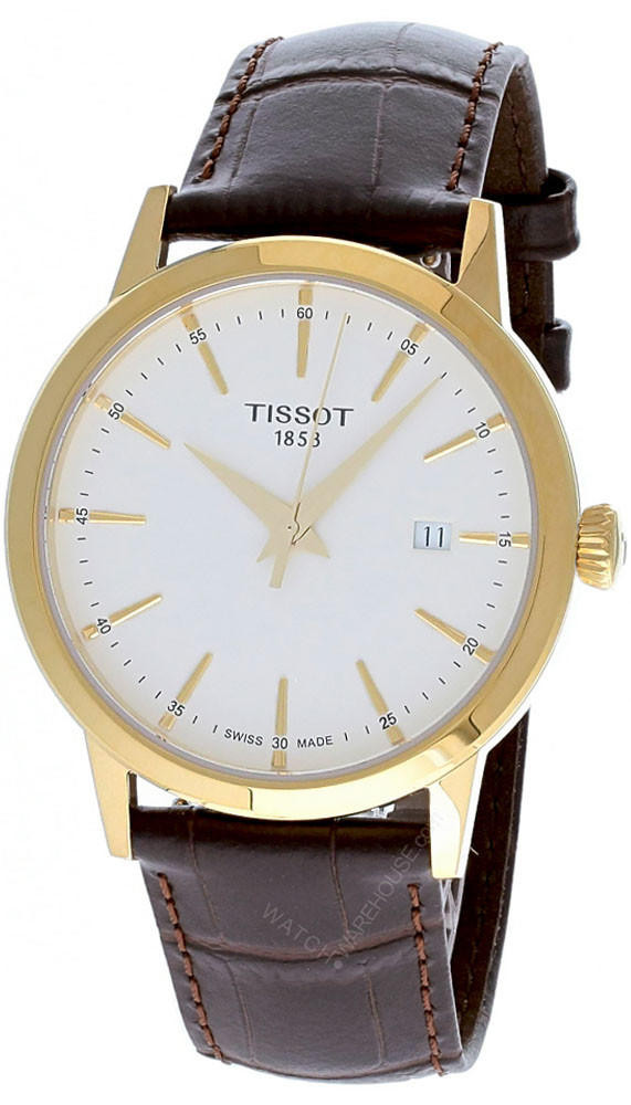 TISSOT Classic Dream 42MM QTZ Brown Leather Men's Watch T129.410.36.261.00 / T1294103626100