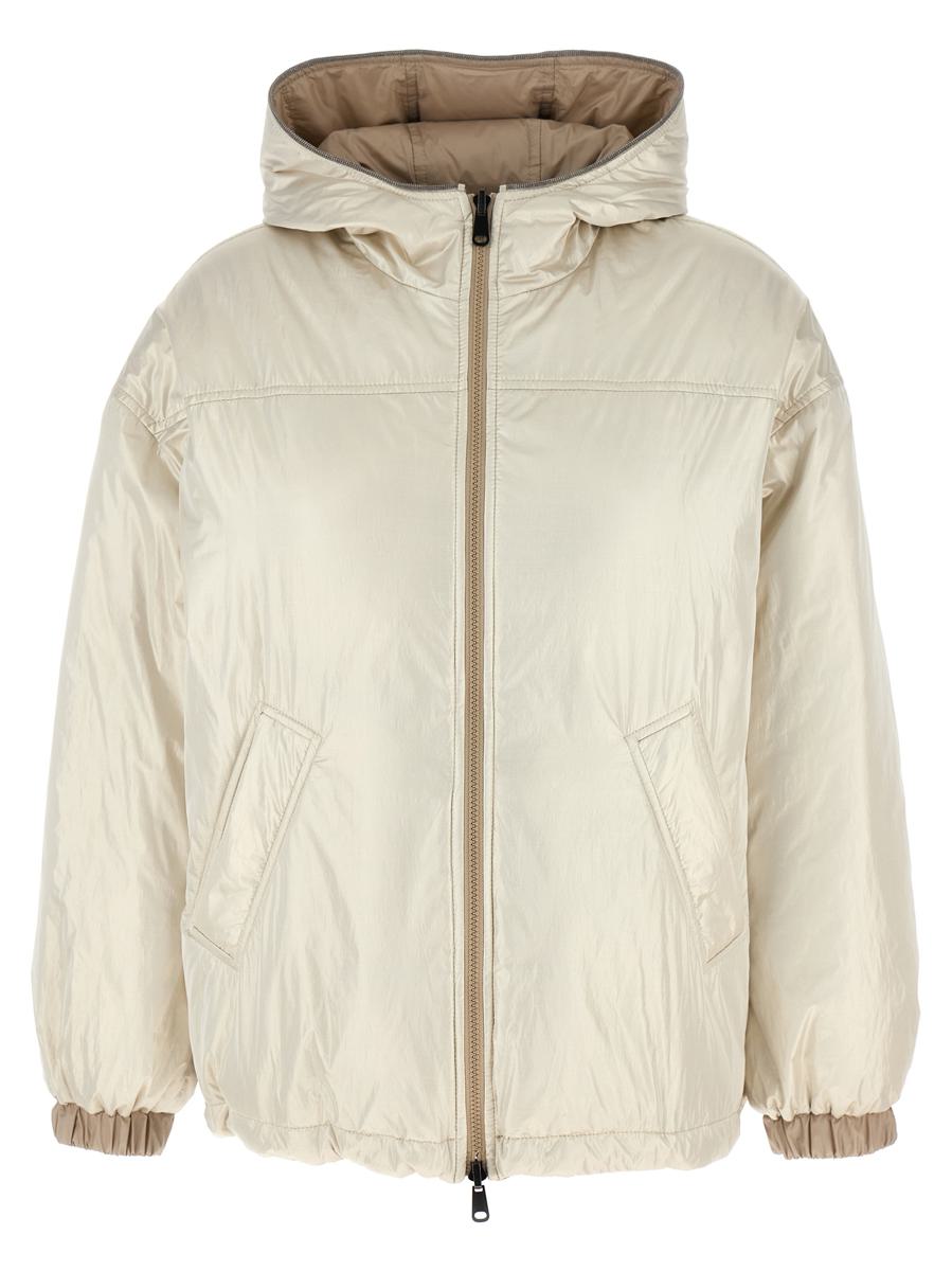 Brunello Cucinelli Laminated Reversible Down Jacket
