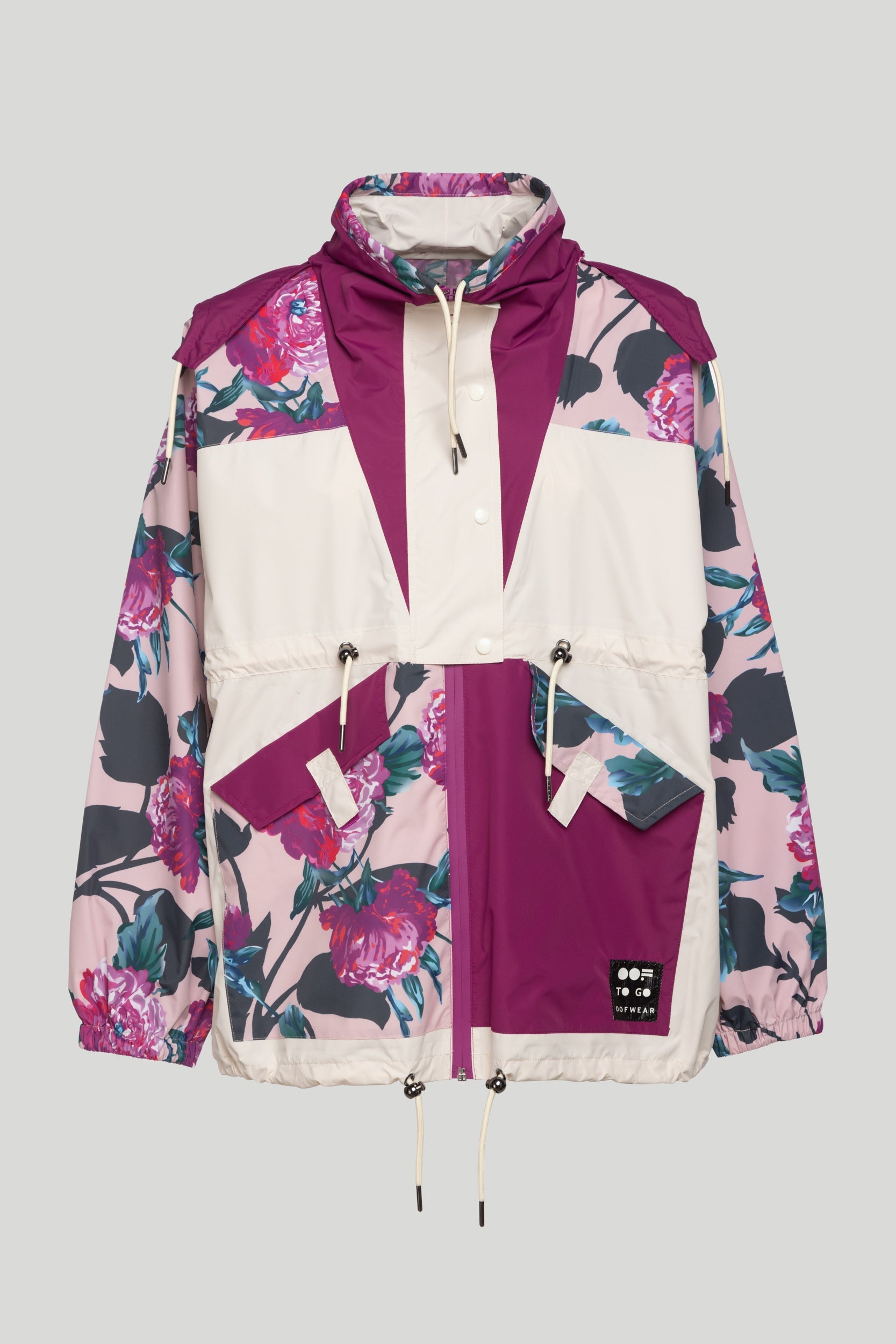 OOF WEAR Giacca a Vento Fantasia Floreale
