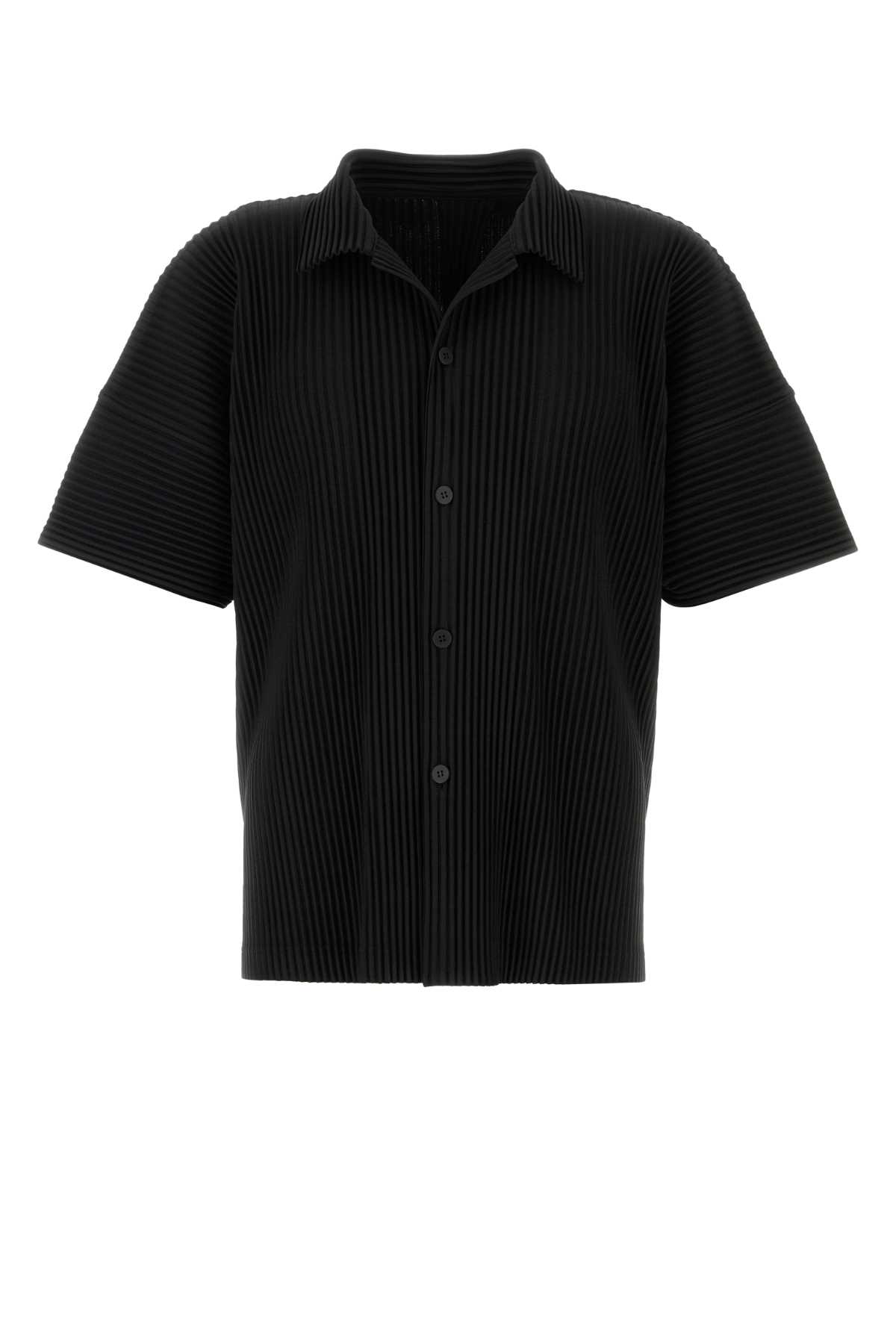 Homme Plissé Issey Miyake Black Polyester Shirt