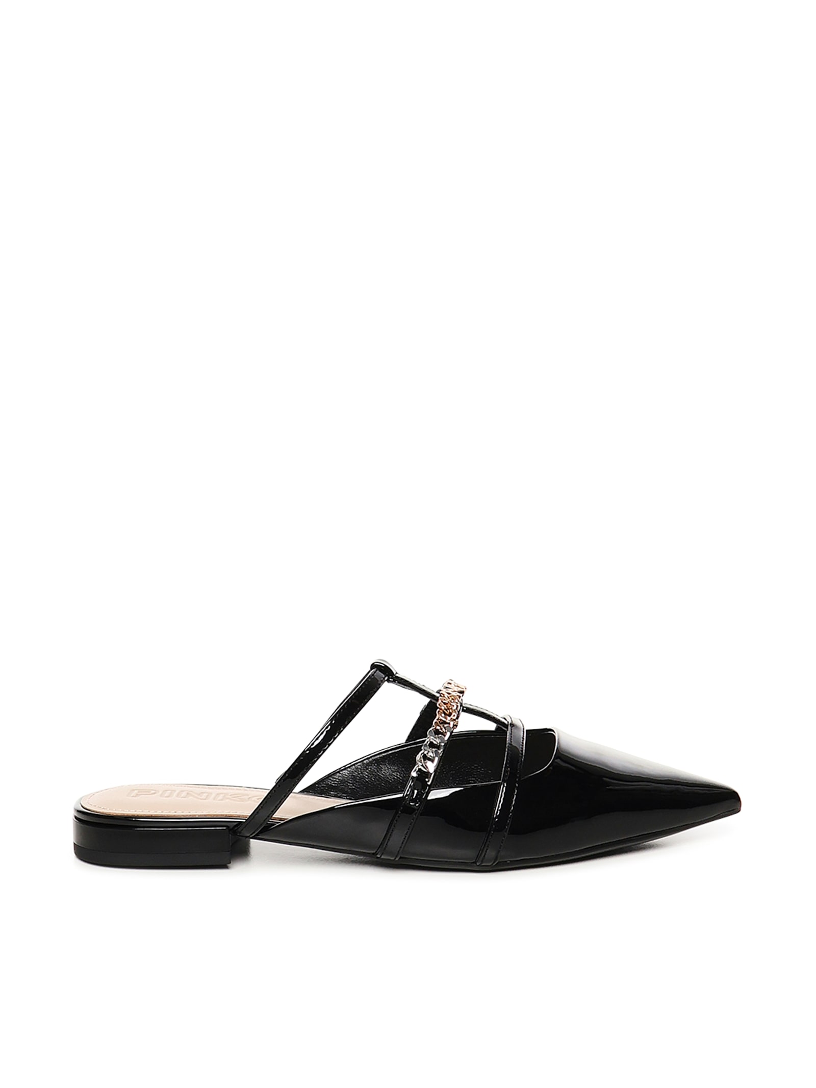 Pinko Patent Leather Mules Ballerinas