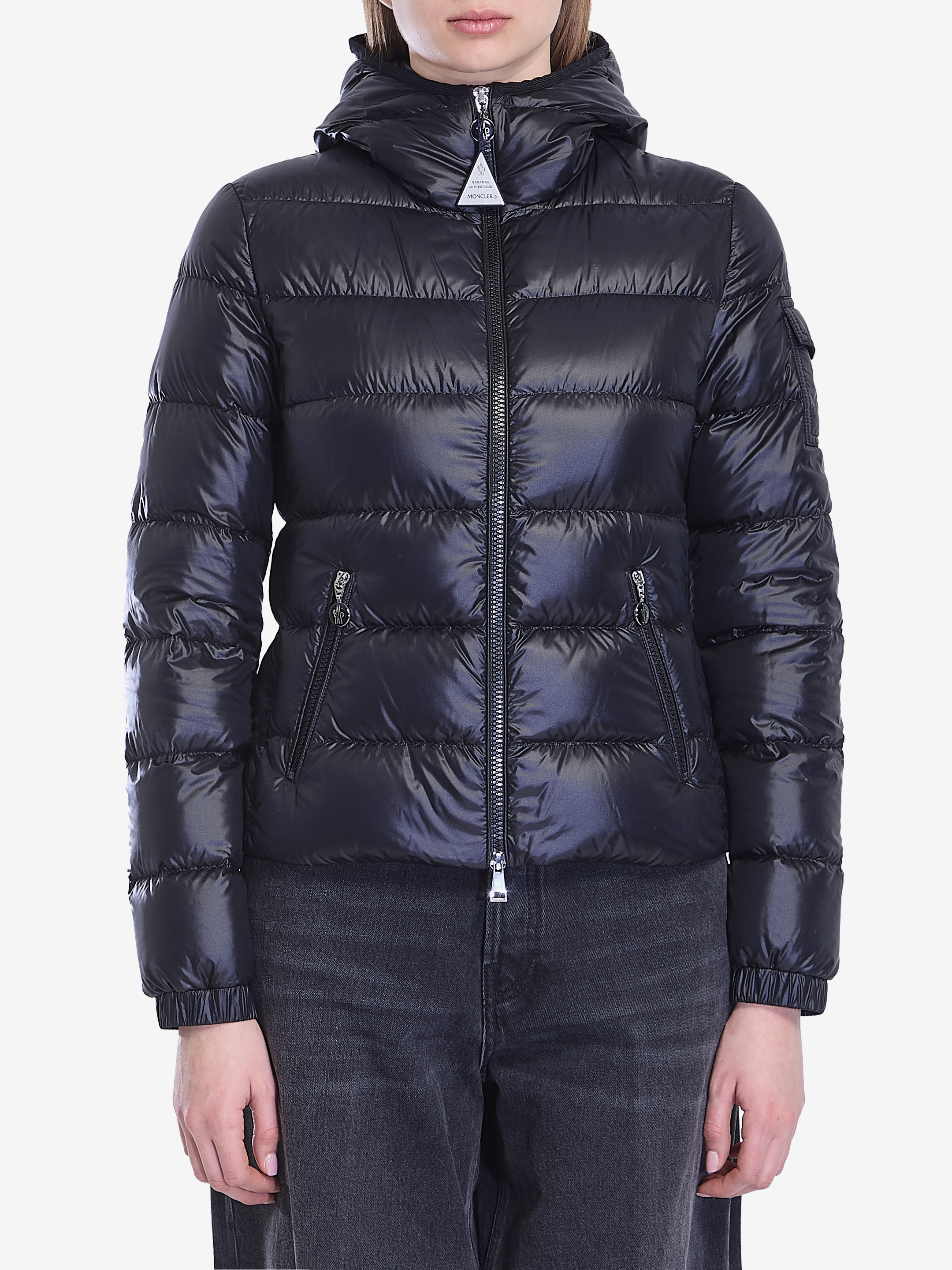 Gles down jacket with hood
