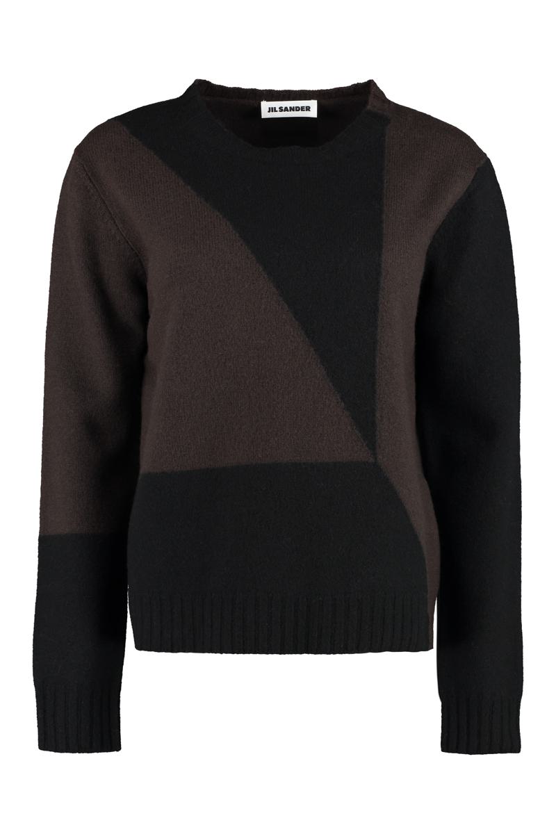 Jil Sander 圆领羊毛毛衣