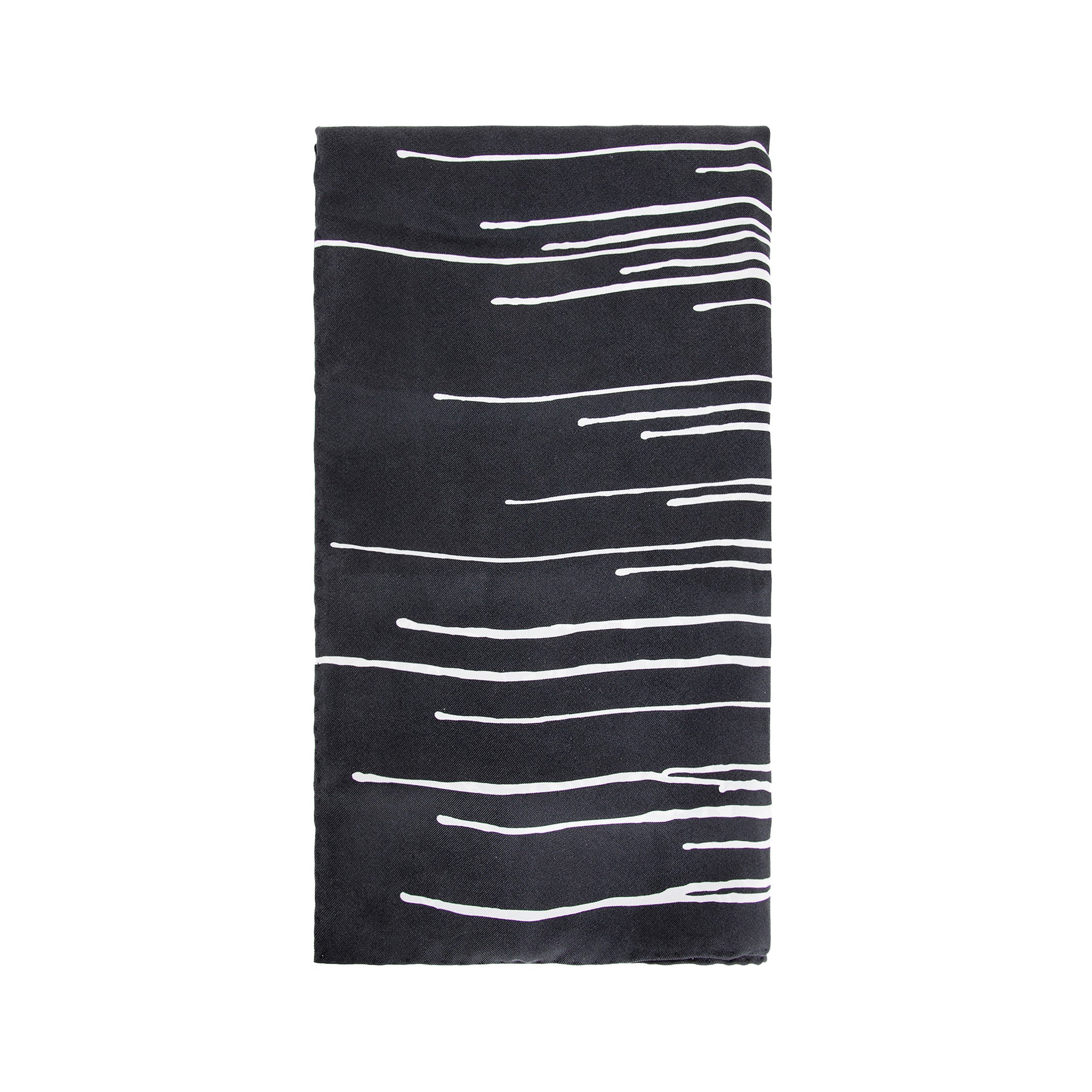 DESTIN UNISEX BLACK & WHITE SCARVES