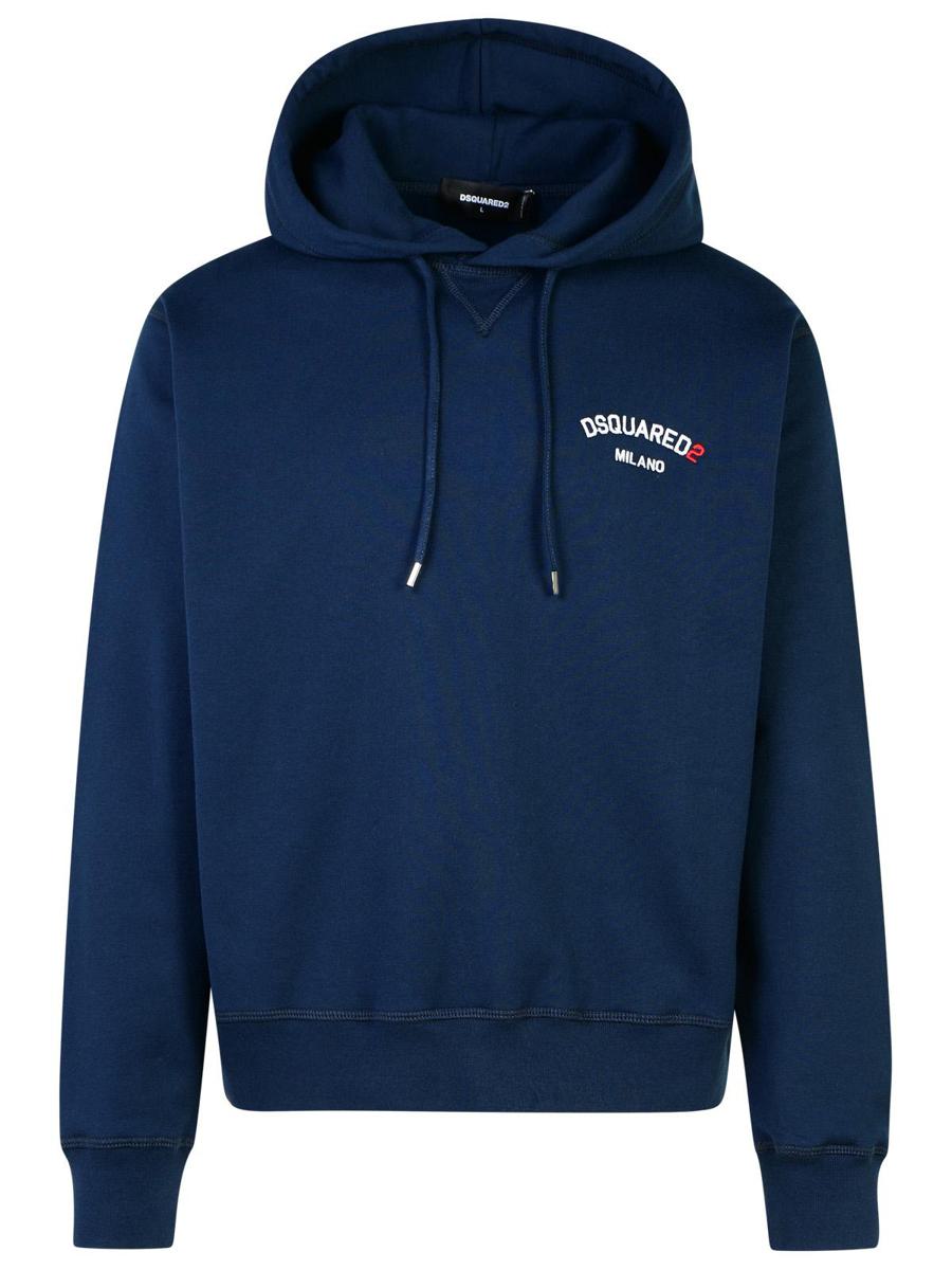 DSQUARED2 Navy Cotton Sweatshirt