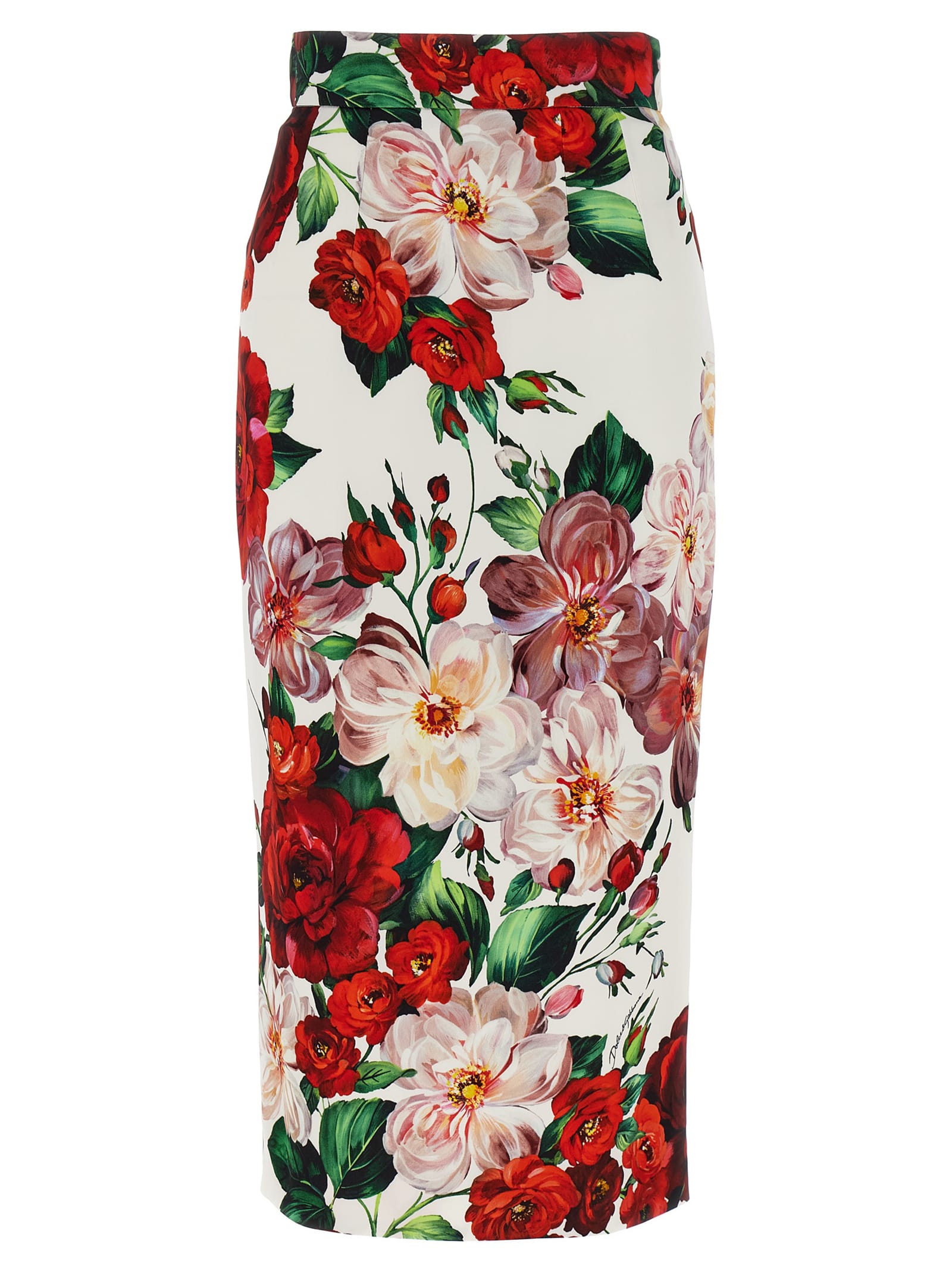 Dolce & Gabbana 花卉印花长款半身裙