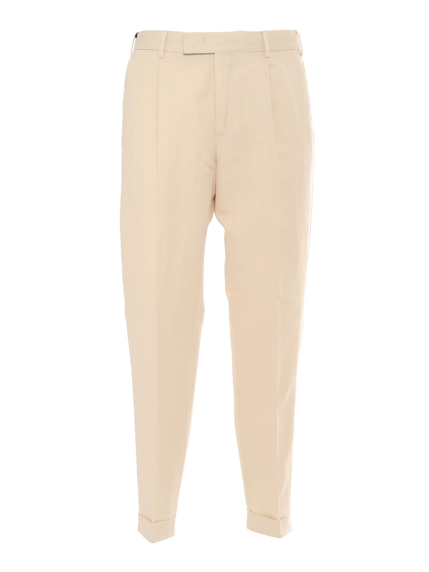 PT Torino Trousers - Rebel 1 Pleat, Diagonal Pockets, Flap Back Pockets