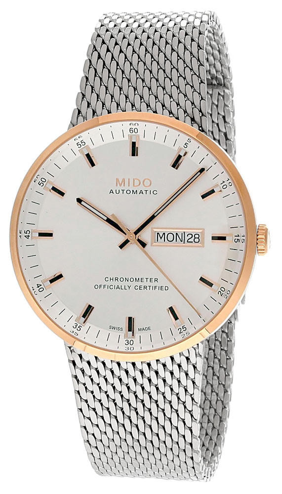 MIDO Commander Icone AUTO 42MM SS Mesh Men's Watch M031.631.21.031.00 / M0316312103100