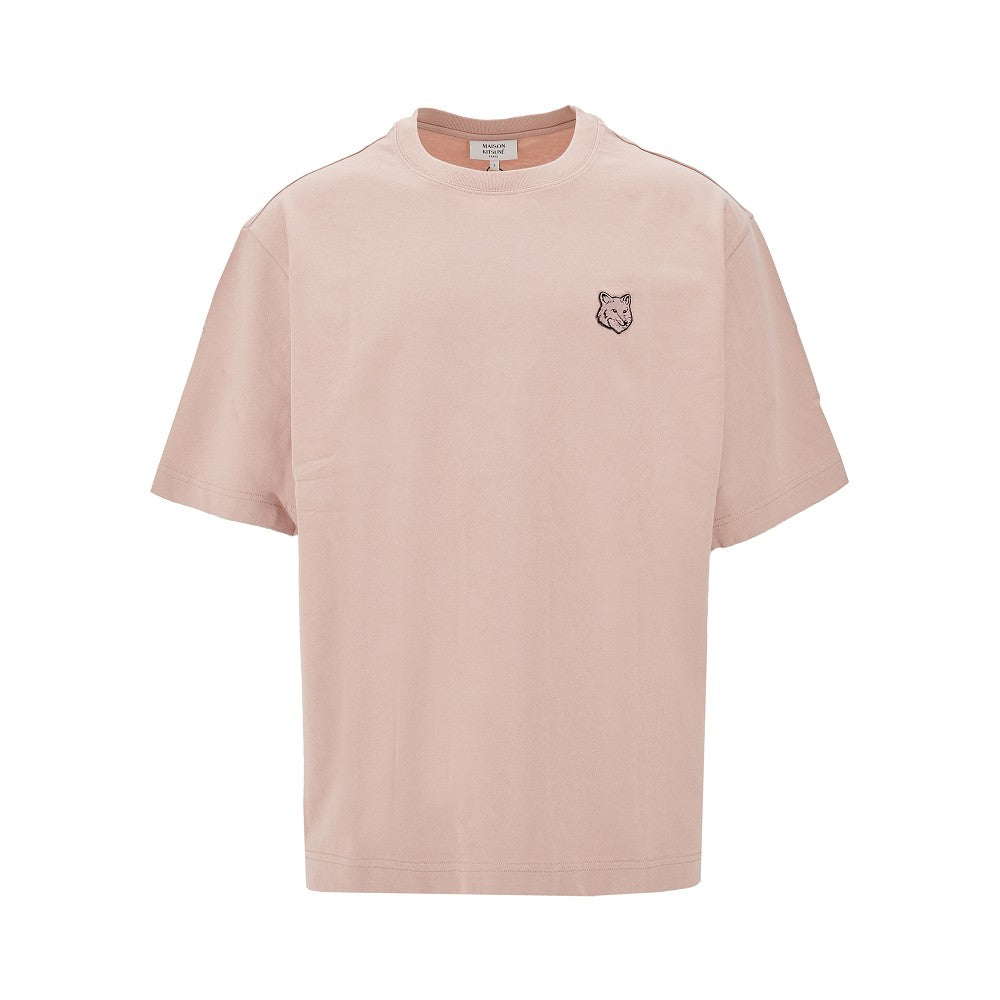 MAISON KITSUNE 醒目狐狸头贴布超大款男士T恤