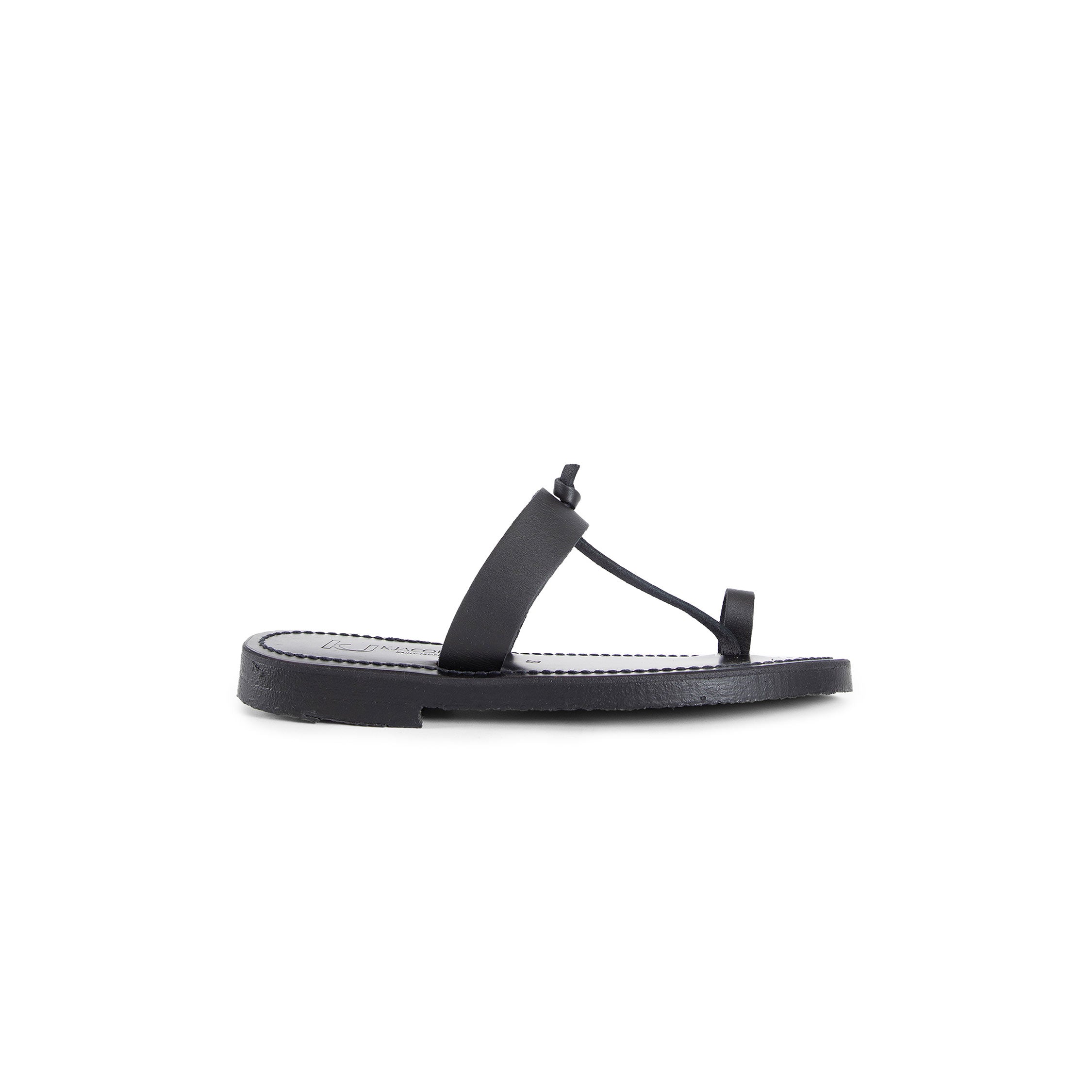 K. JACQUES WOMAN BLACK SANDALS & SLIDES