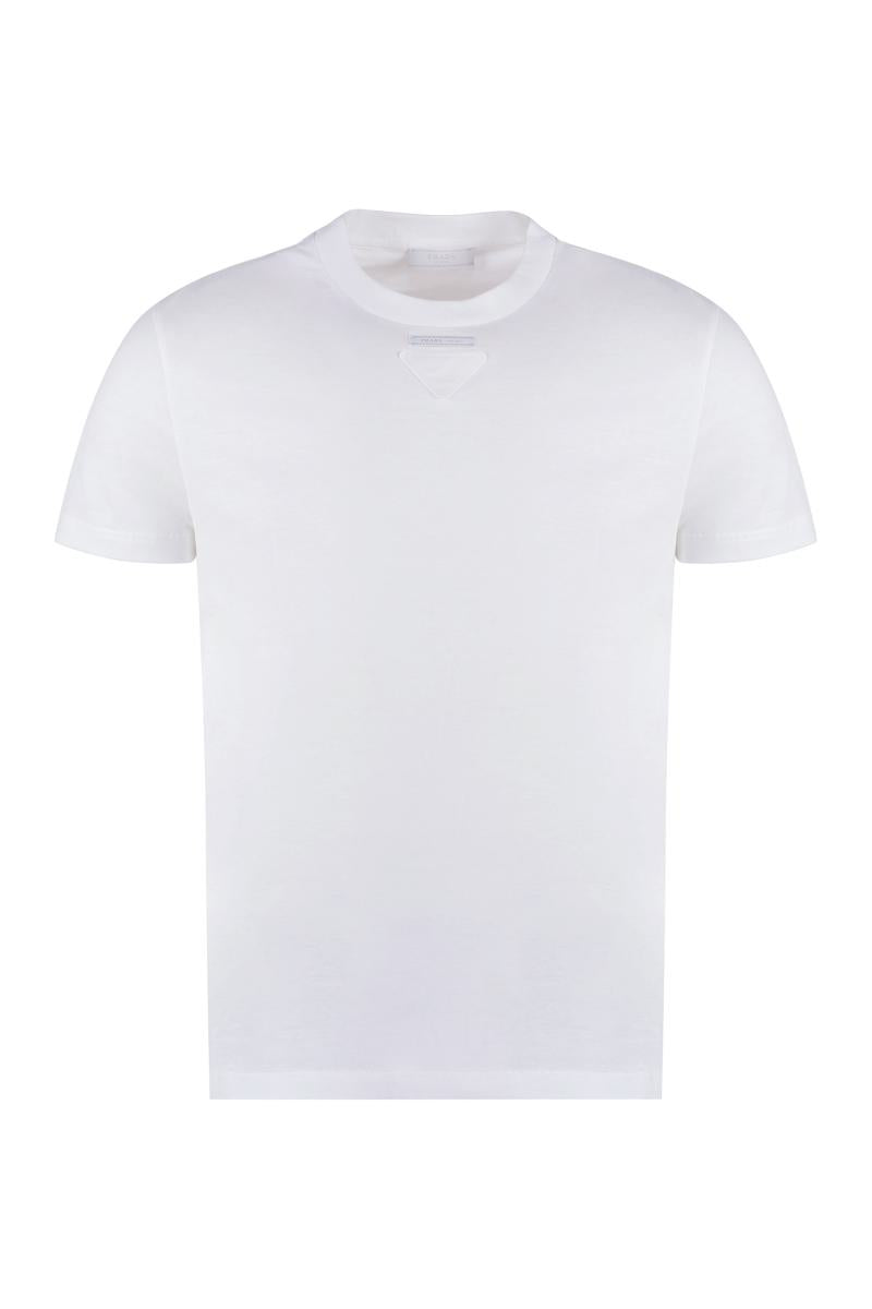 Prada Cotton Crew-Neck T-Shirt
