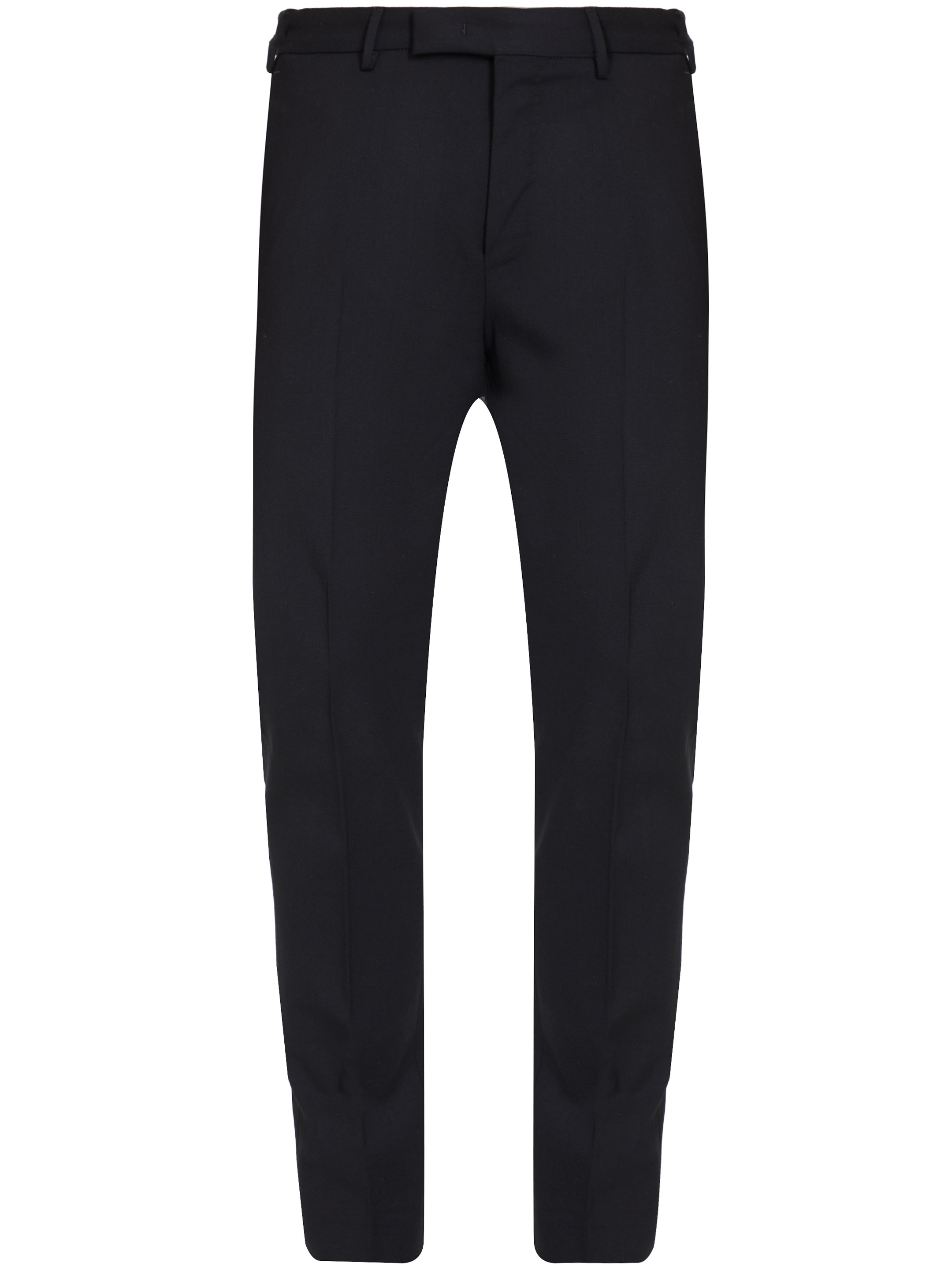 Black wool trousers