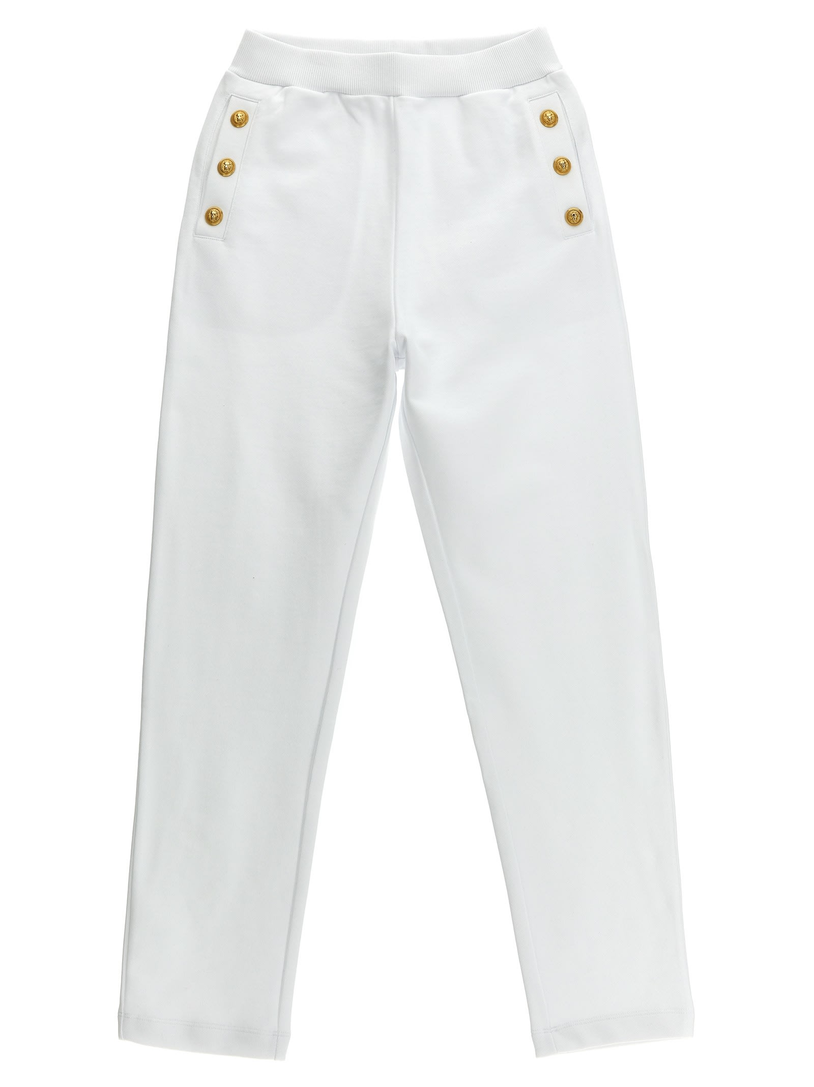 Balmain Logo Button Joggers