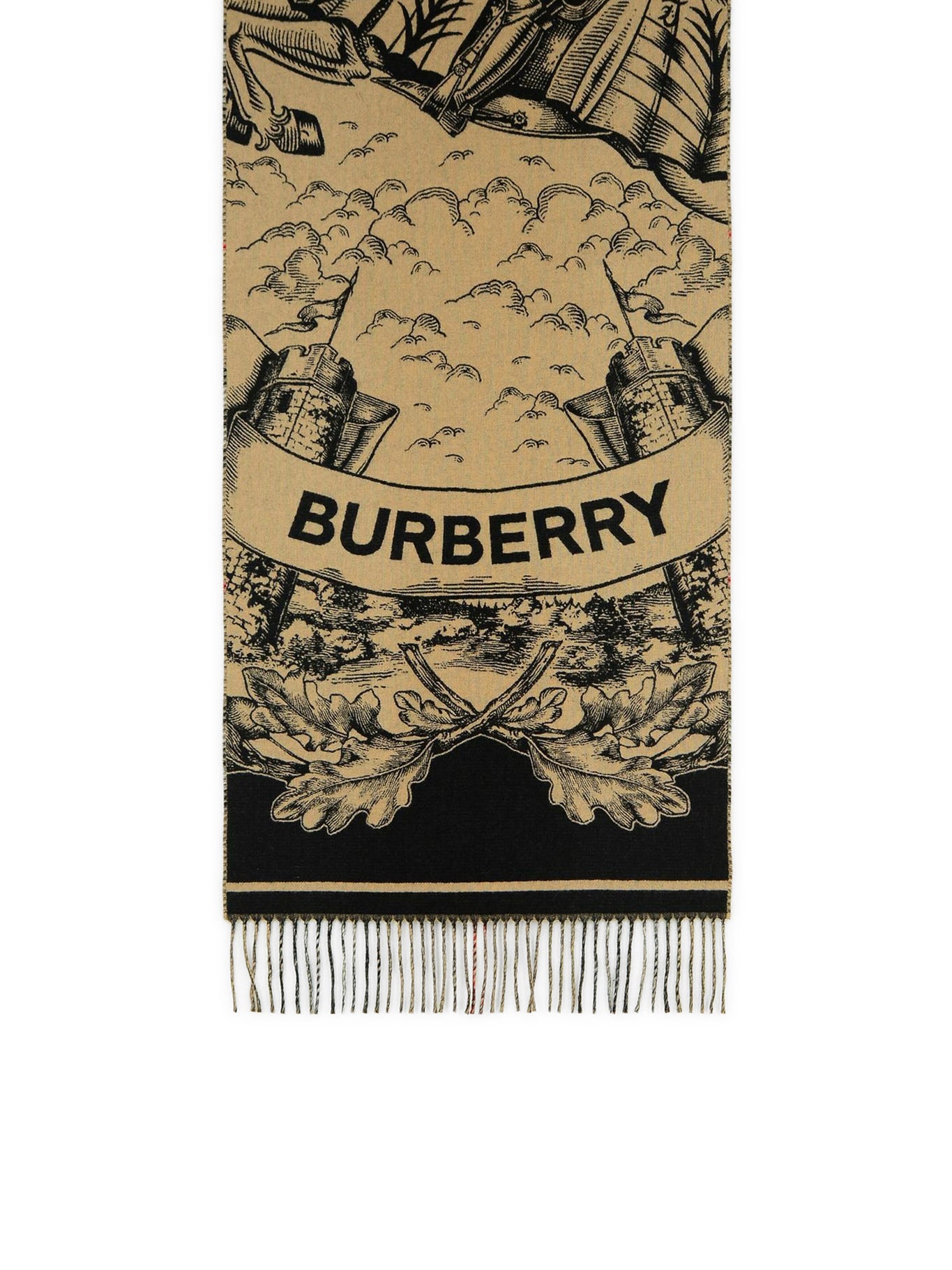 `MU GALLANT` SCARF IN CASHMERE - Burberry - Man