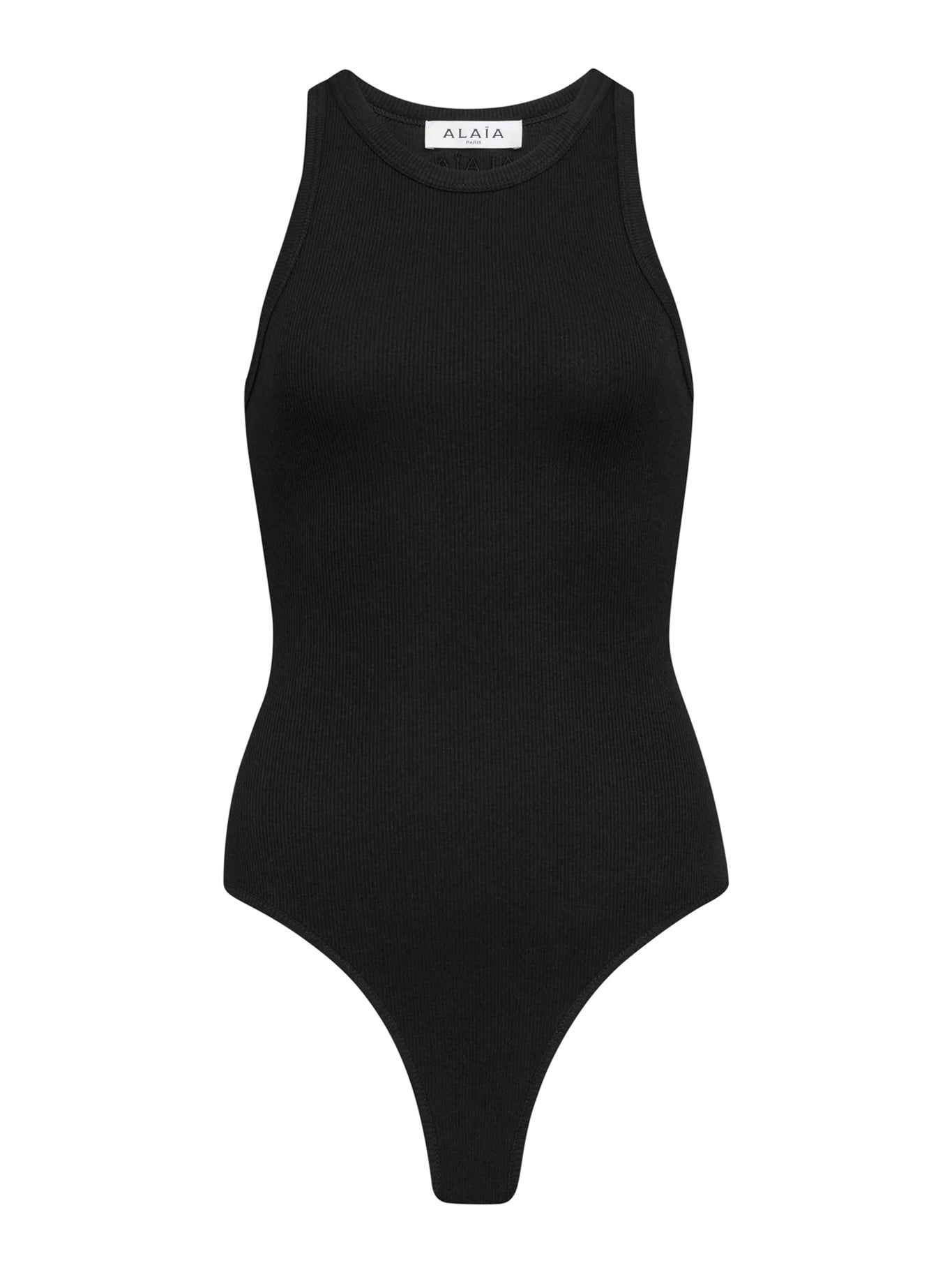 RIBBED KNIT TANK TOP BODYSUIT - Alaia - Woman