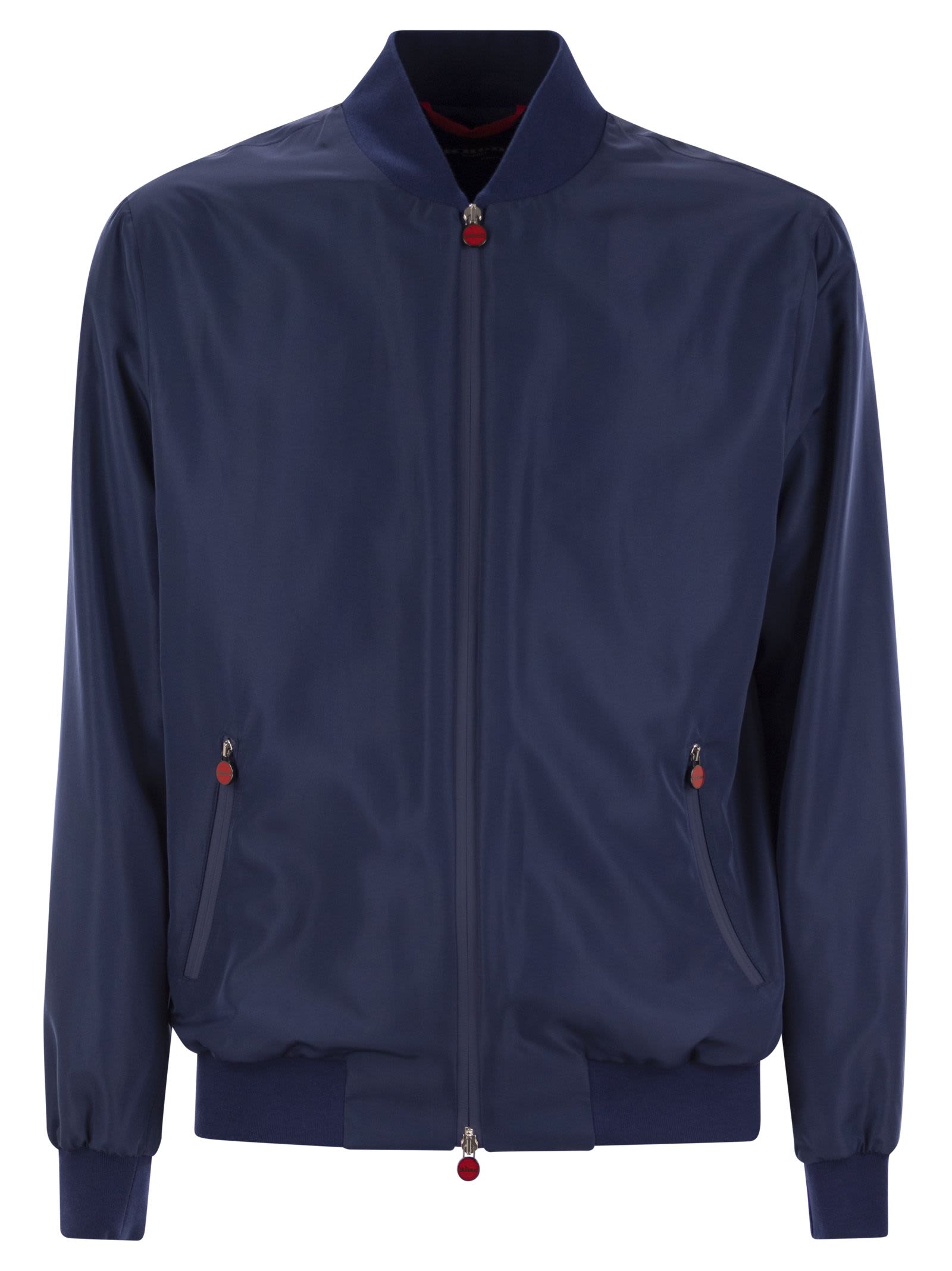 Kiton Sea - Bomber Jacket In Technical Fabric