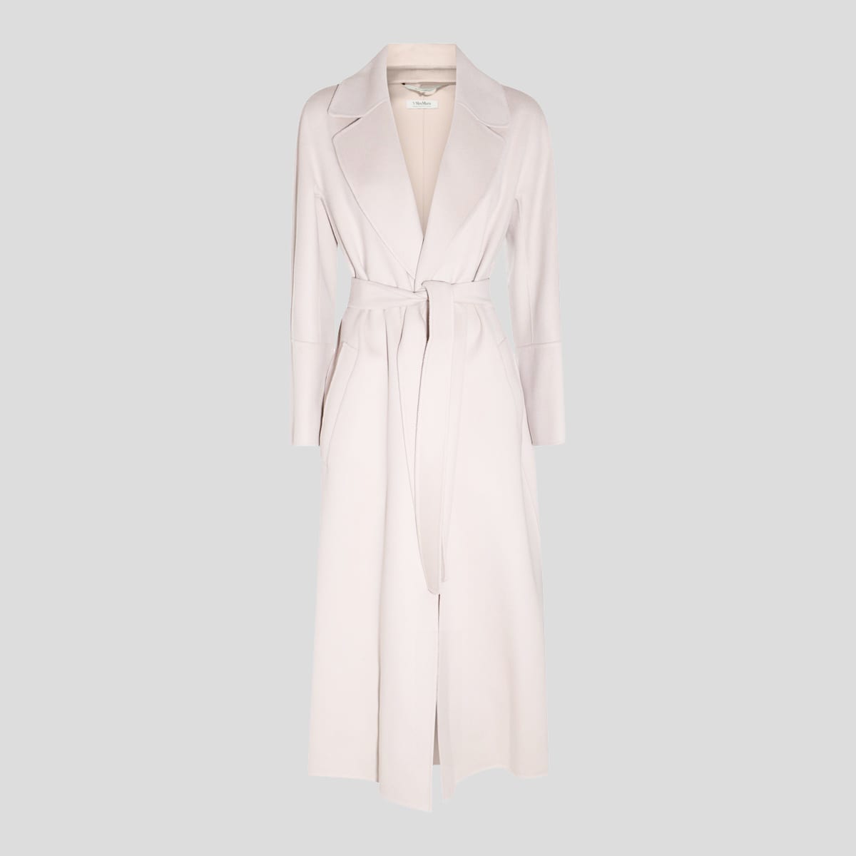 'S Max Mara White Elisa Wool Coat