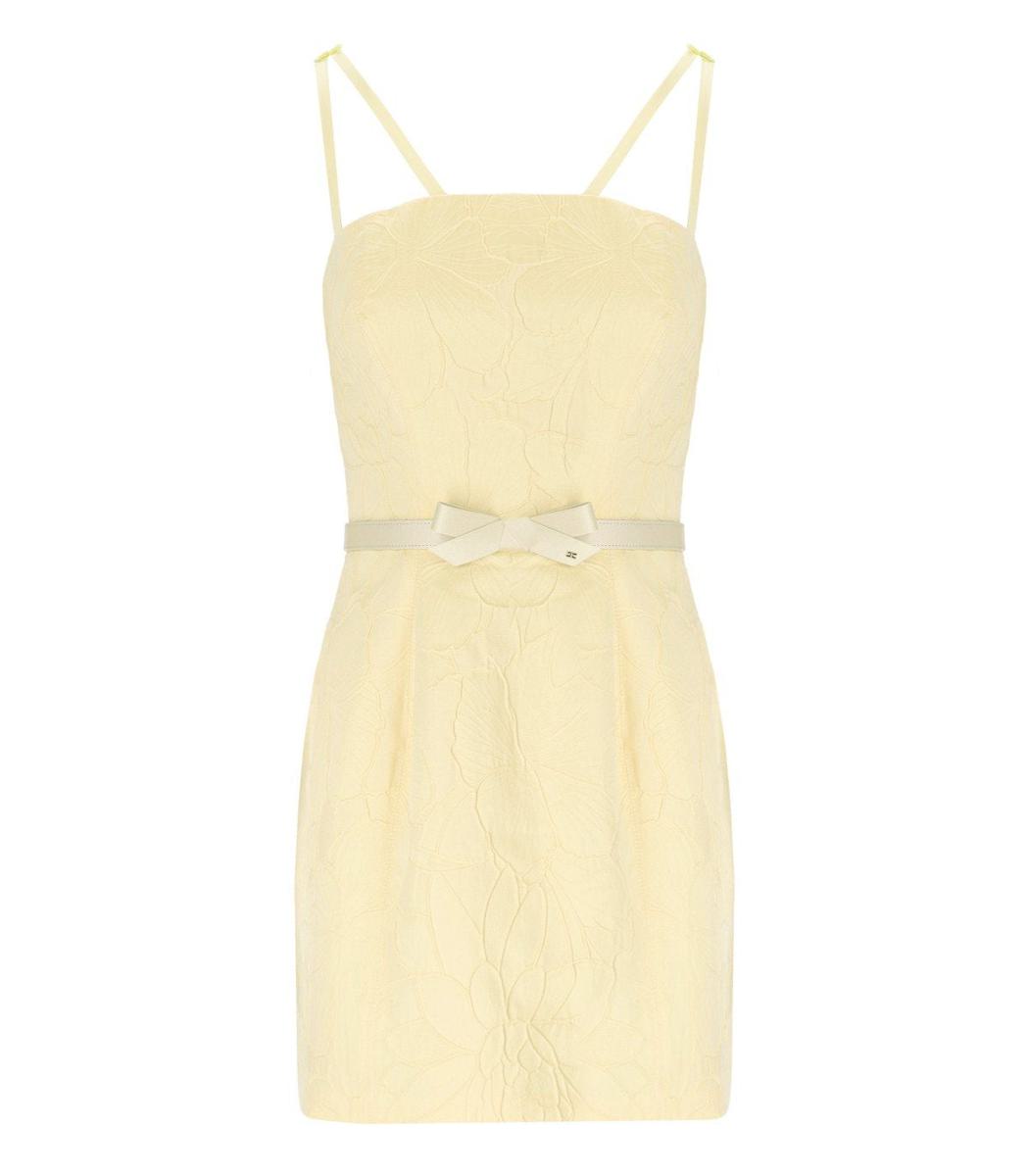 Elisabetta Franchi Lemonade Belted Dress
