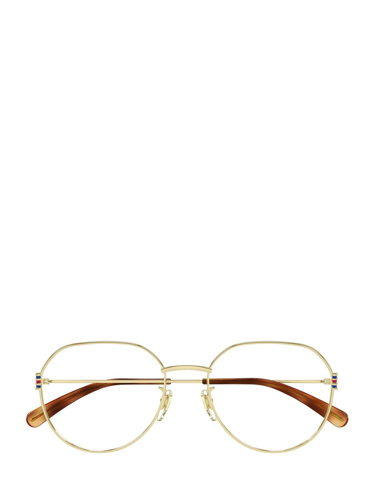 Gucci Eyewear Oval Frame Glasses Glasses