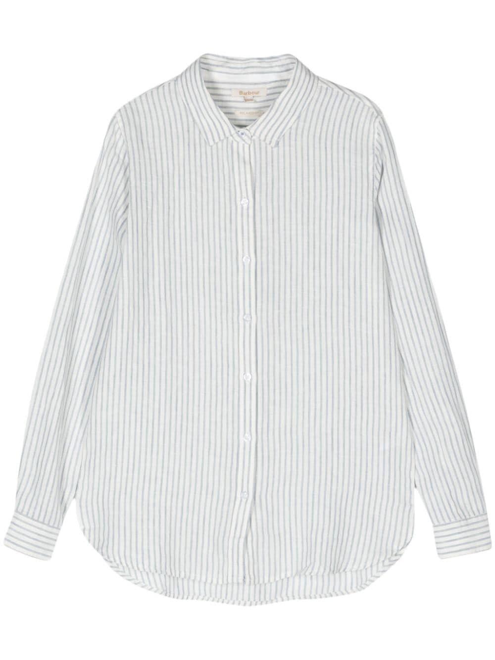 Barbour Marine Striped Collared Long-sleeve Shirt