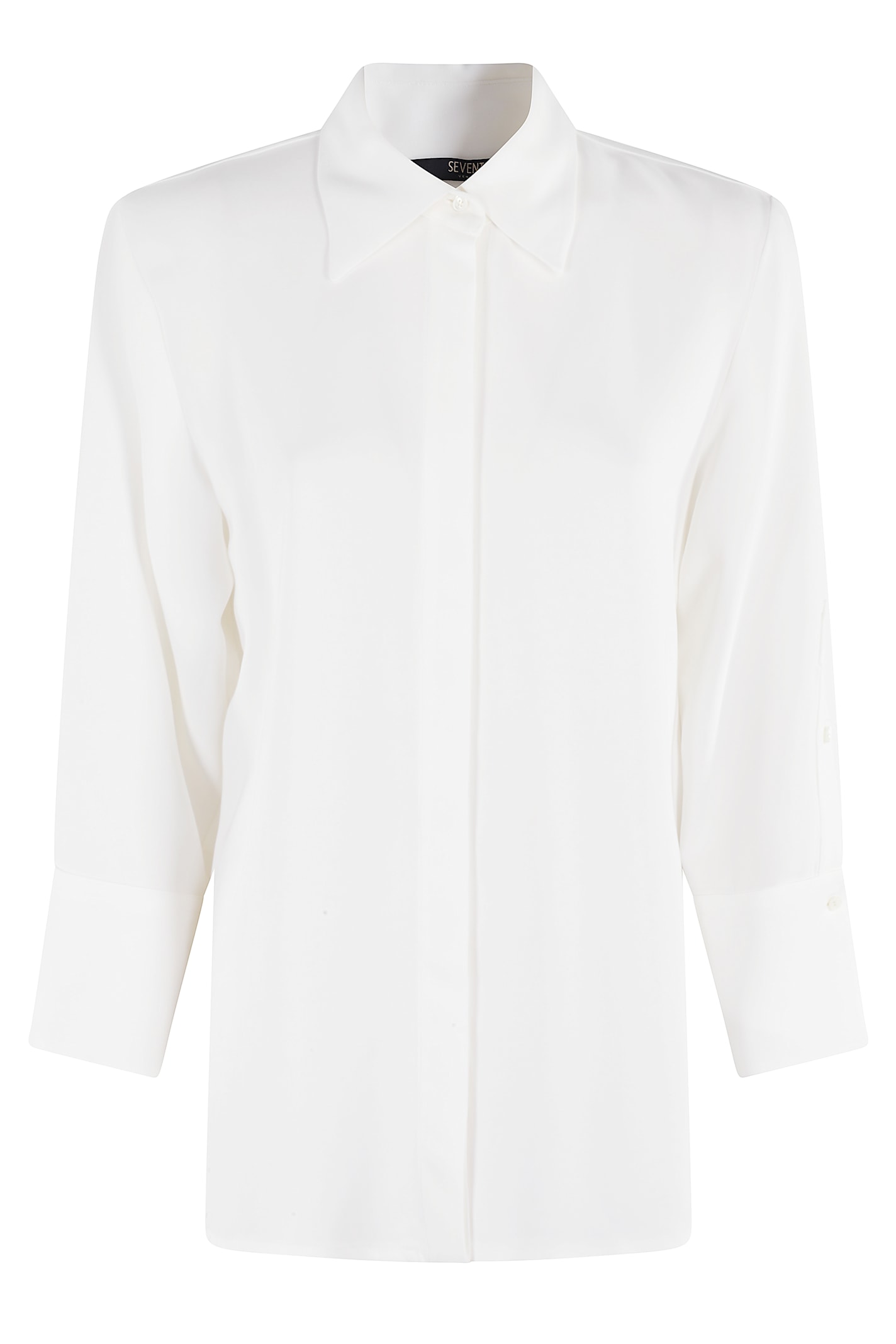 Seventy Camicia Cady Crepe Viscosa Stretch