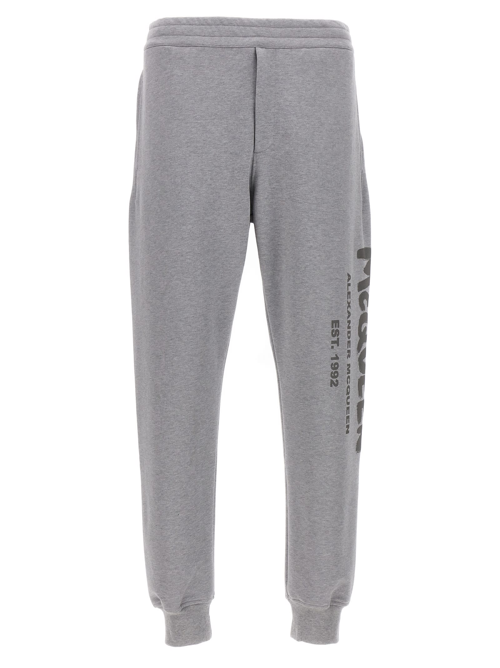 Alexander McQueen Graffiti Joggers