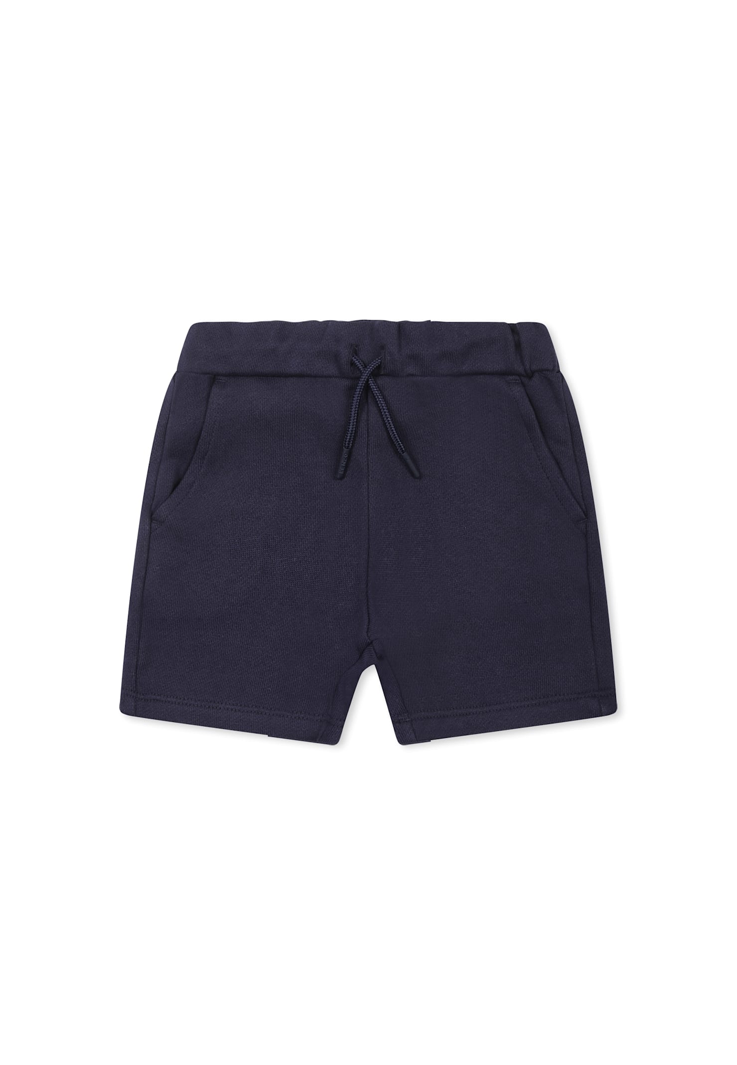 Kenzo Kids Blue Shorts For Baby Boy With Logo