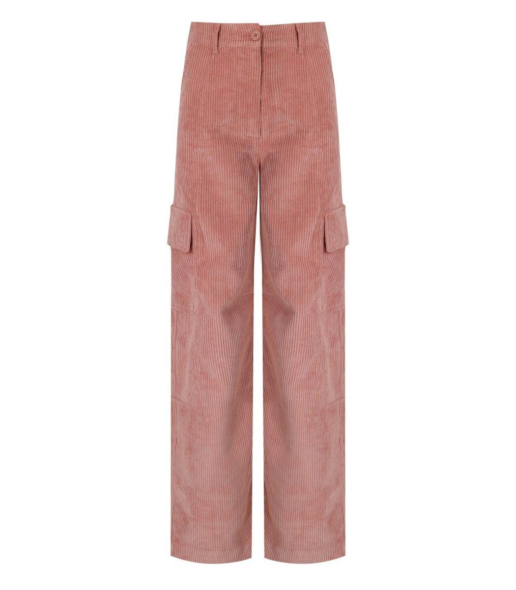 Essentiel Antwerp Gazou 粉色工装裤