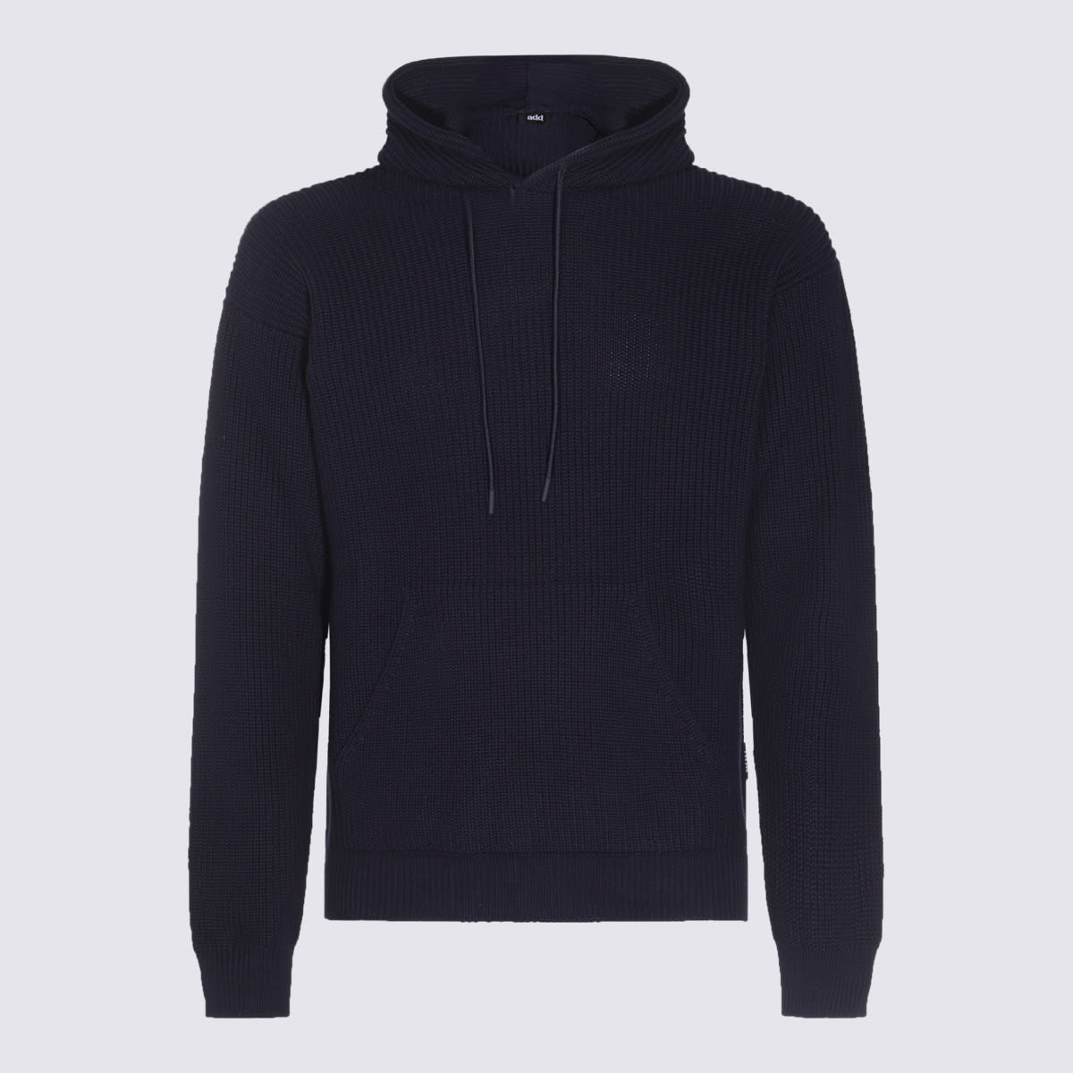 Add Dark Blue Cotton Sweatshirt